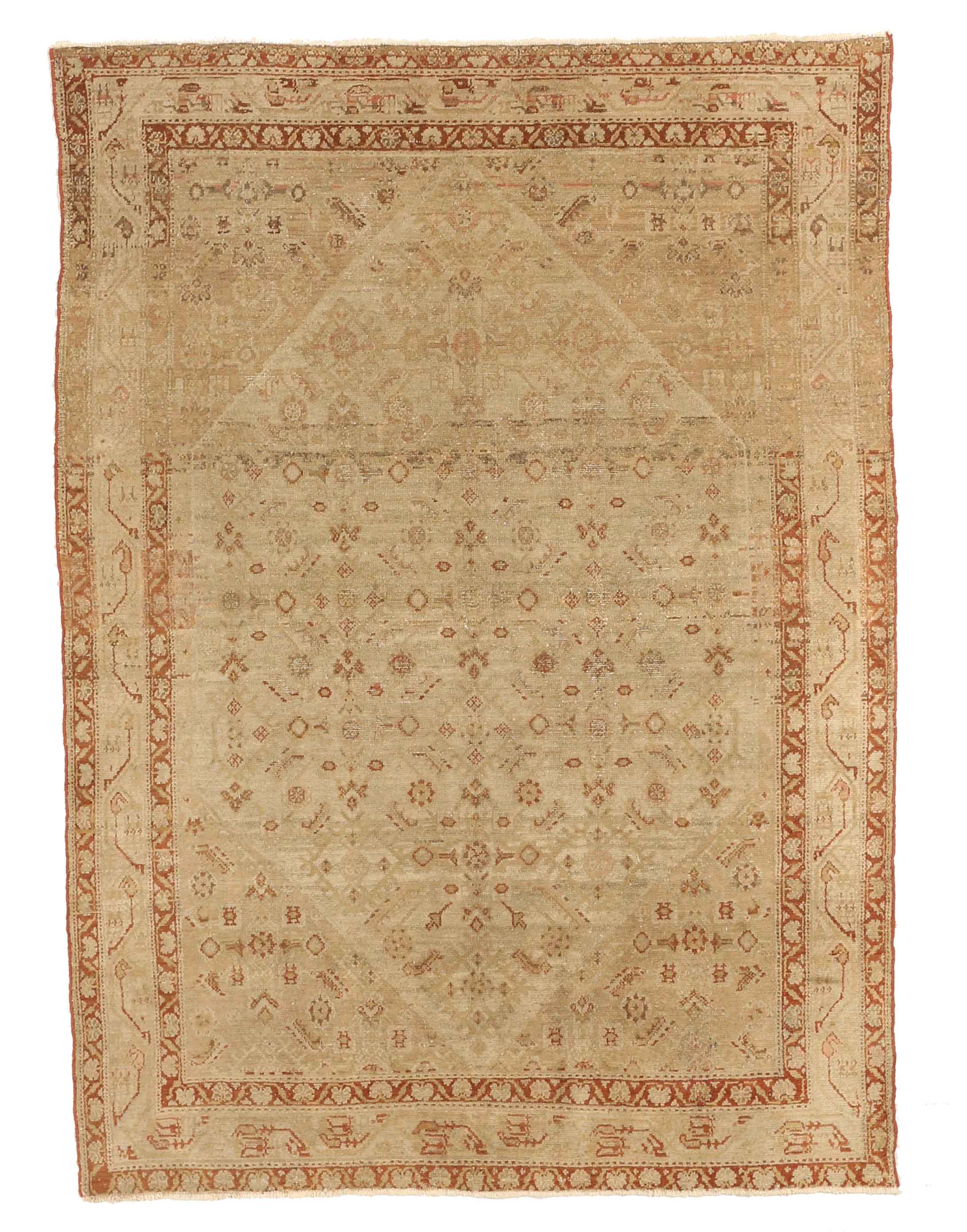 Thumbnail 15 for Antique Persian Malayer Transitional Rug 52168