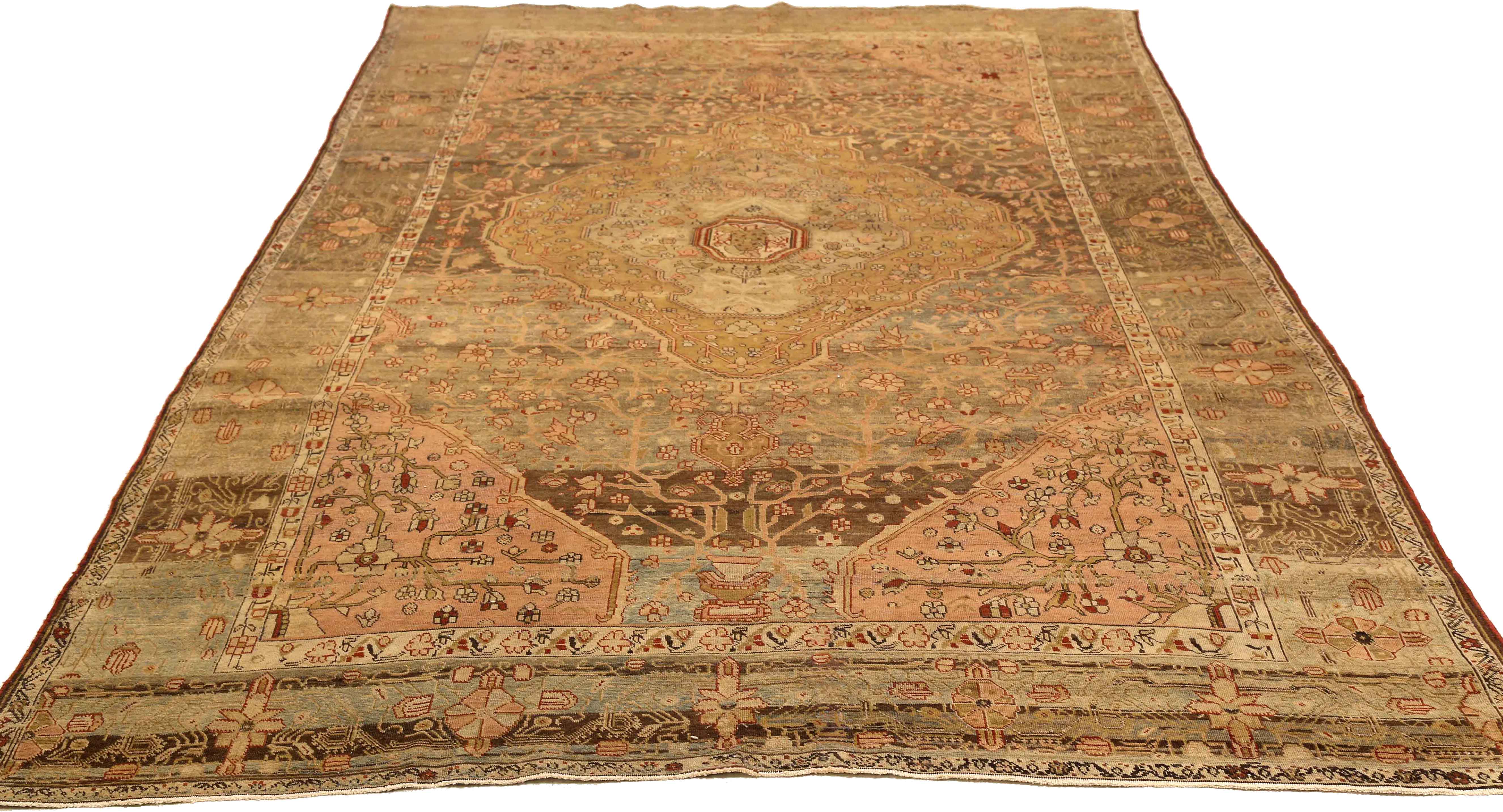 Thumbnail 6 for Antique Persian Farahan Traditional Rug 75941