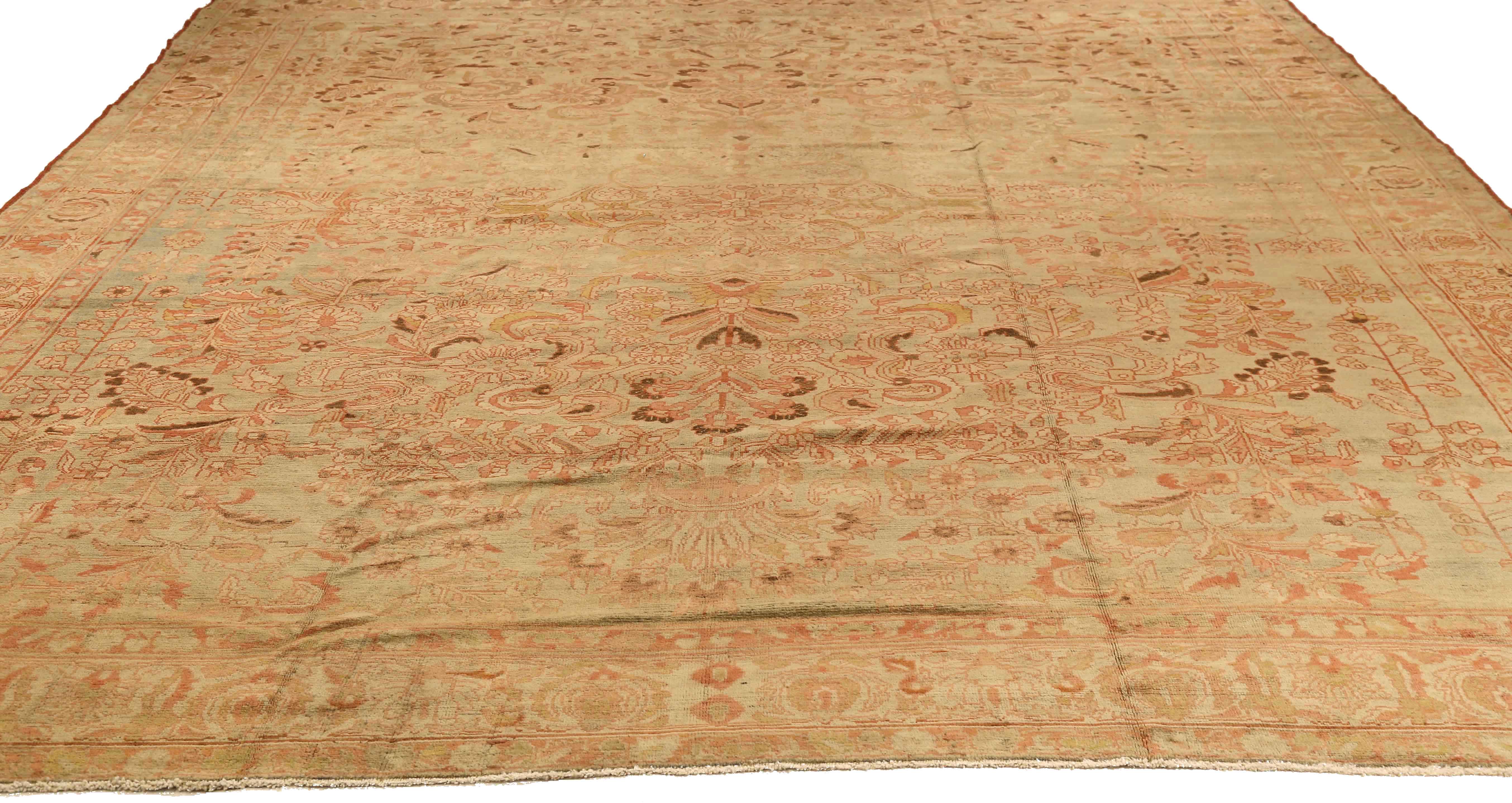 Thumbnail 4 for Antique Persian Bakhtiar Traditional Rug 75942