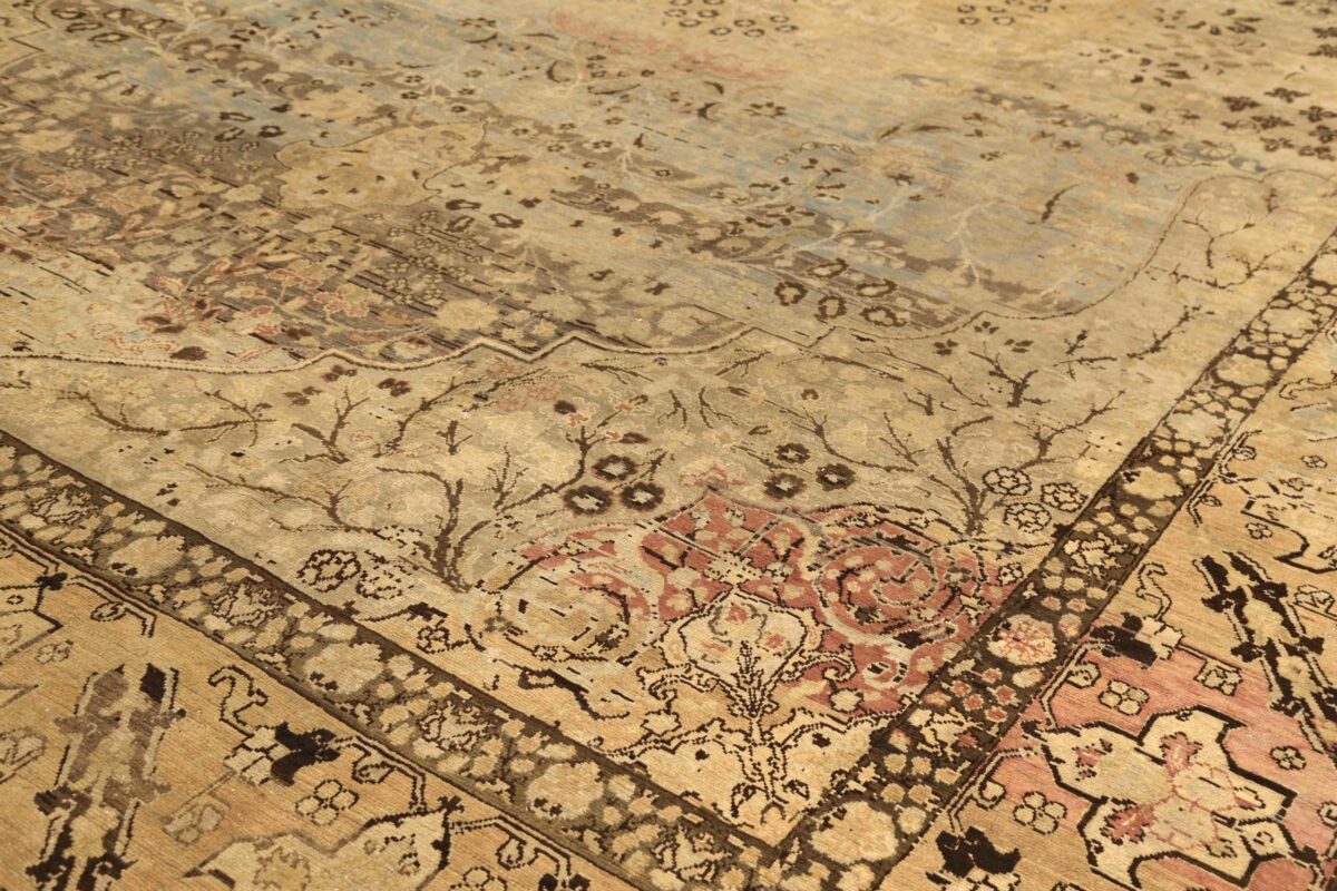 Thumbnail 14 for Antique Persian Heriz Transitional Rug 75933