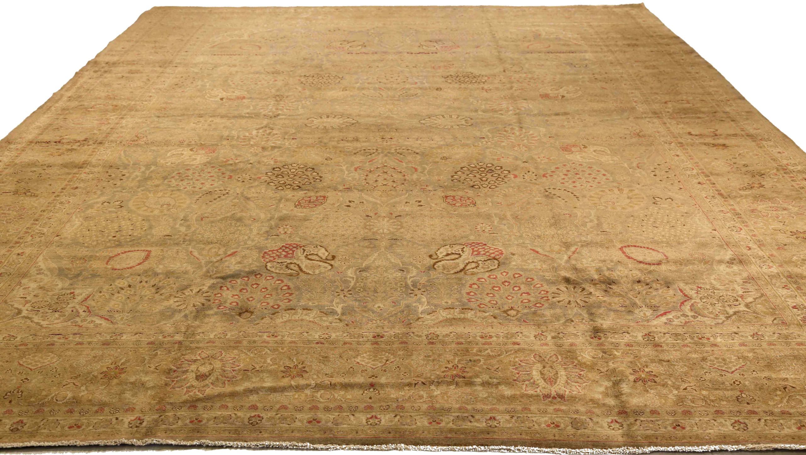 Thumbnail 10 for Antique Persian Agra Traditional Rug 75936