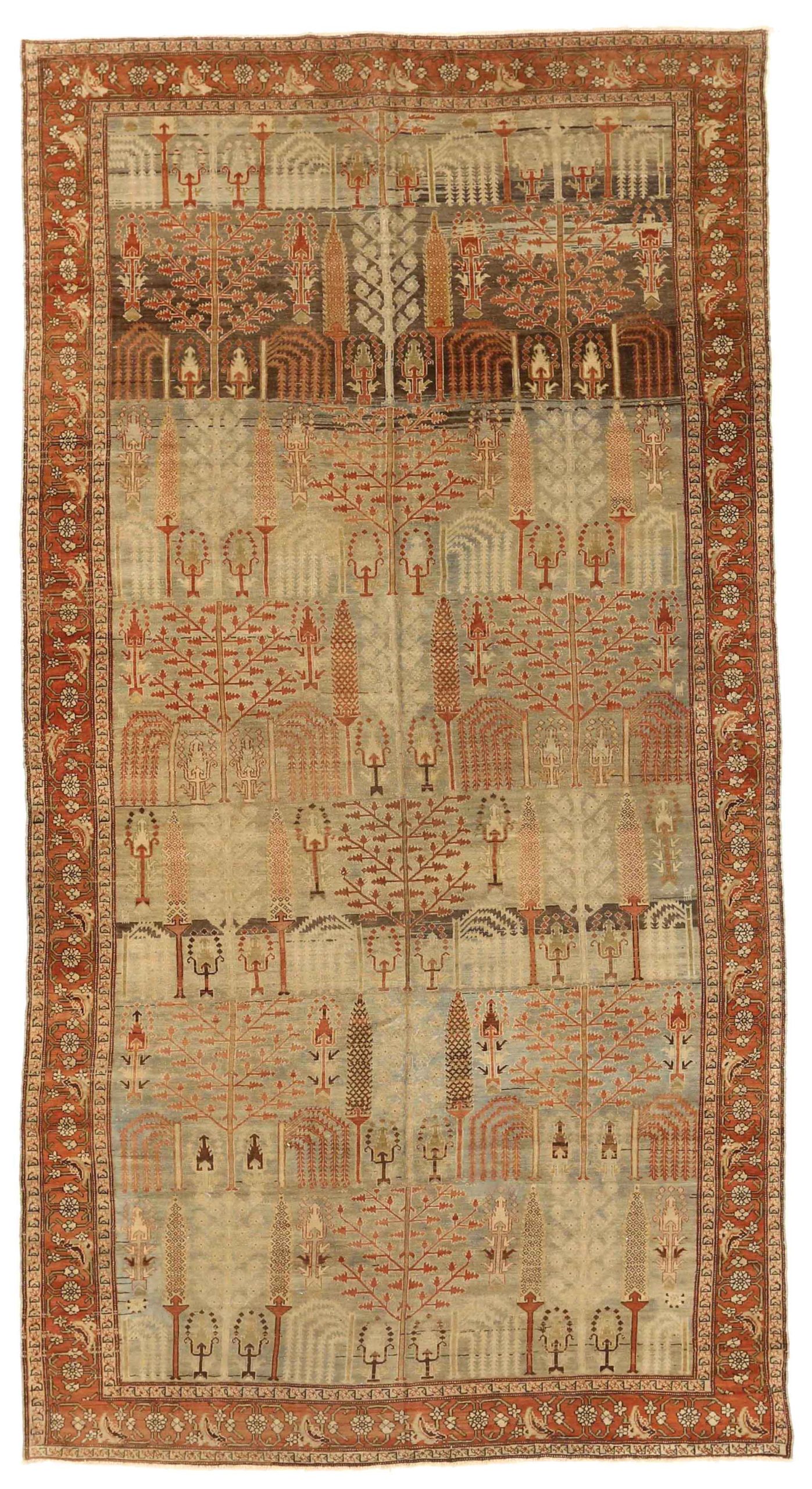 Thumbnail 4 for Antique Persian Malayer Transitional Rug 75937