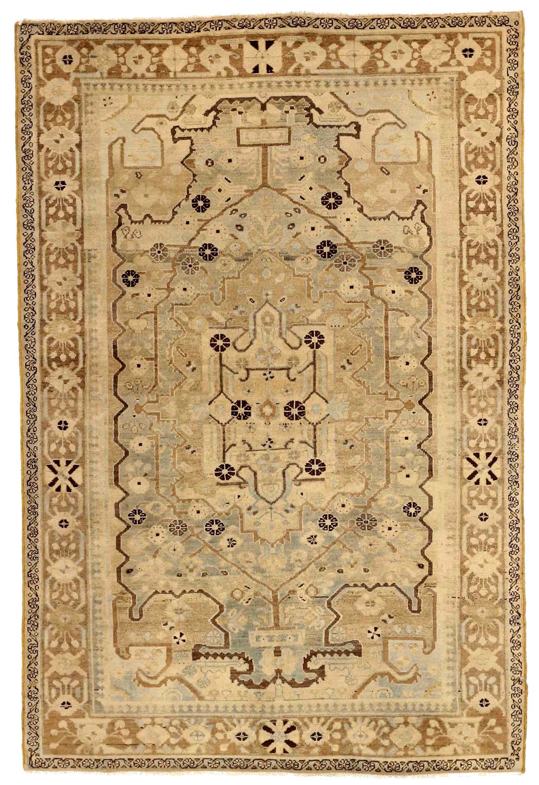 Thumbnail 4 for Antique Persian Malayer Traditional Rug 75924
