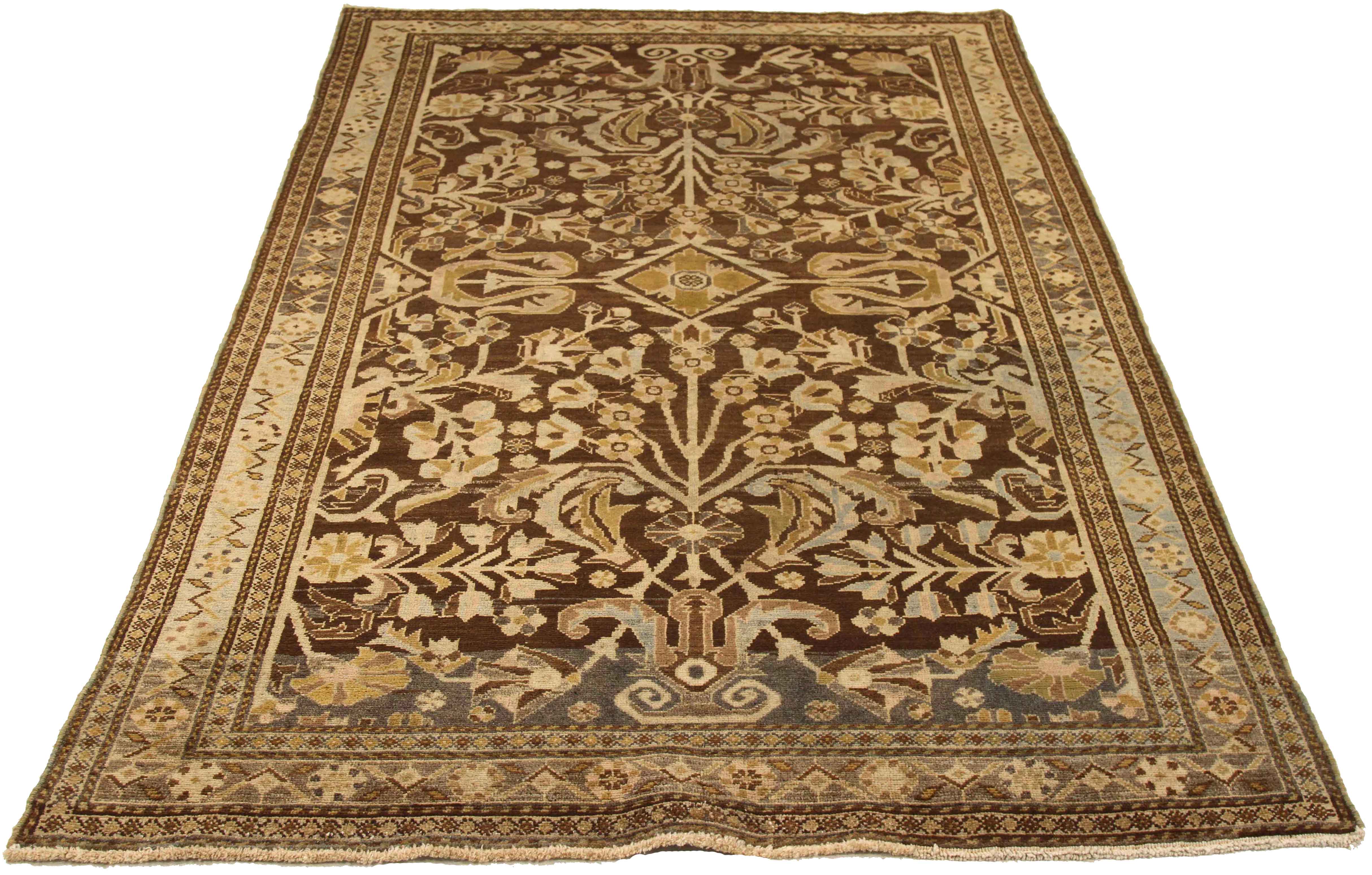 Thumbnail 6 for Antique Persian Malayer Traditional Rug 75911