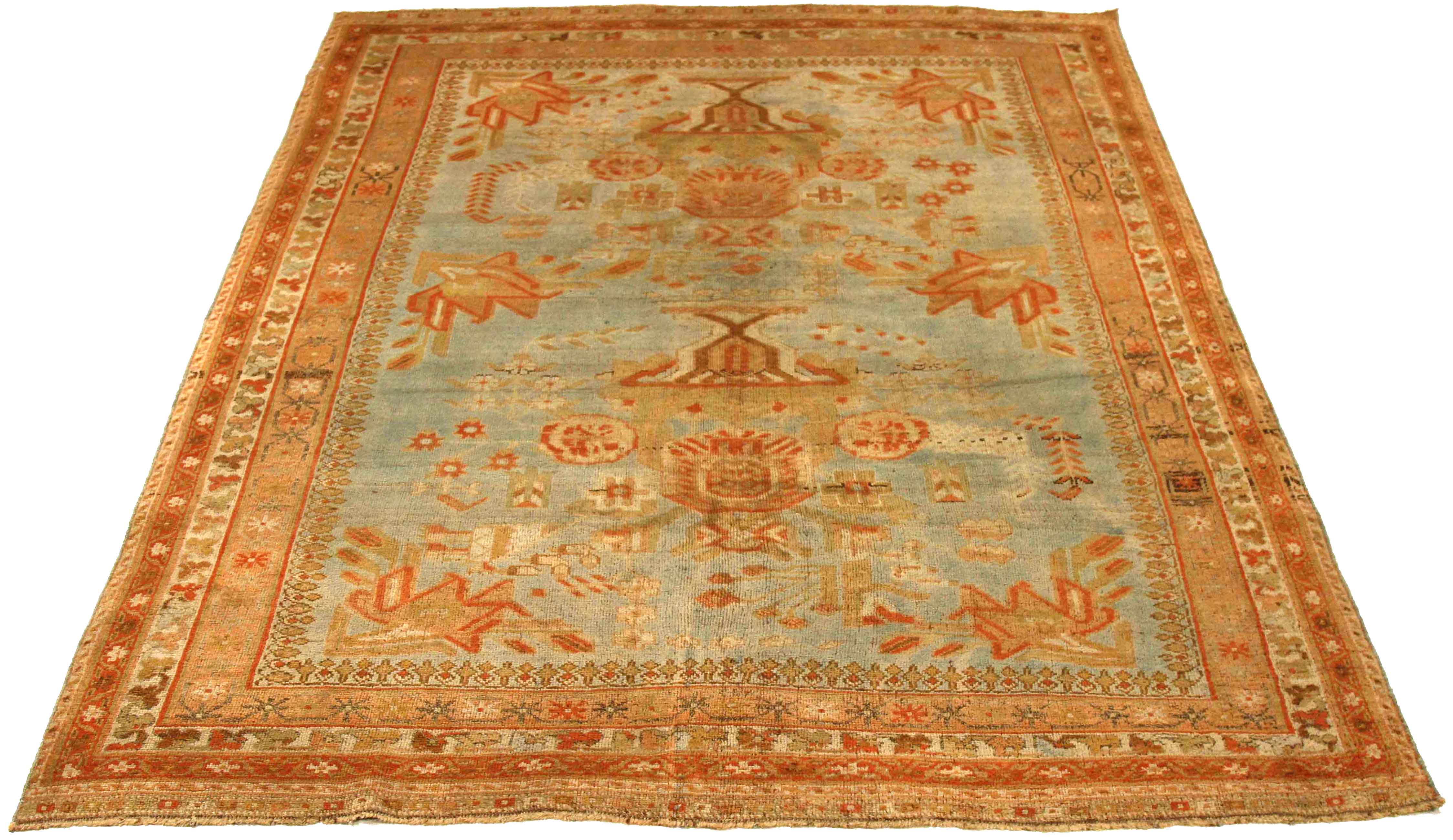 Thumbnail 6 for Antique Persian Sirjan Transitional Rug 75966