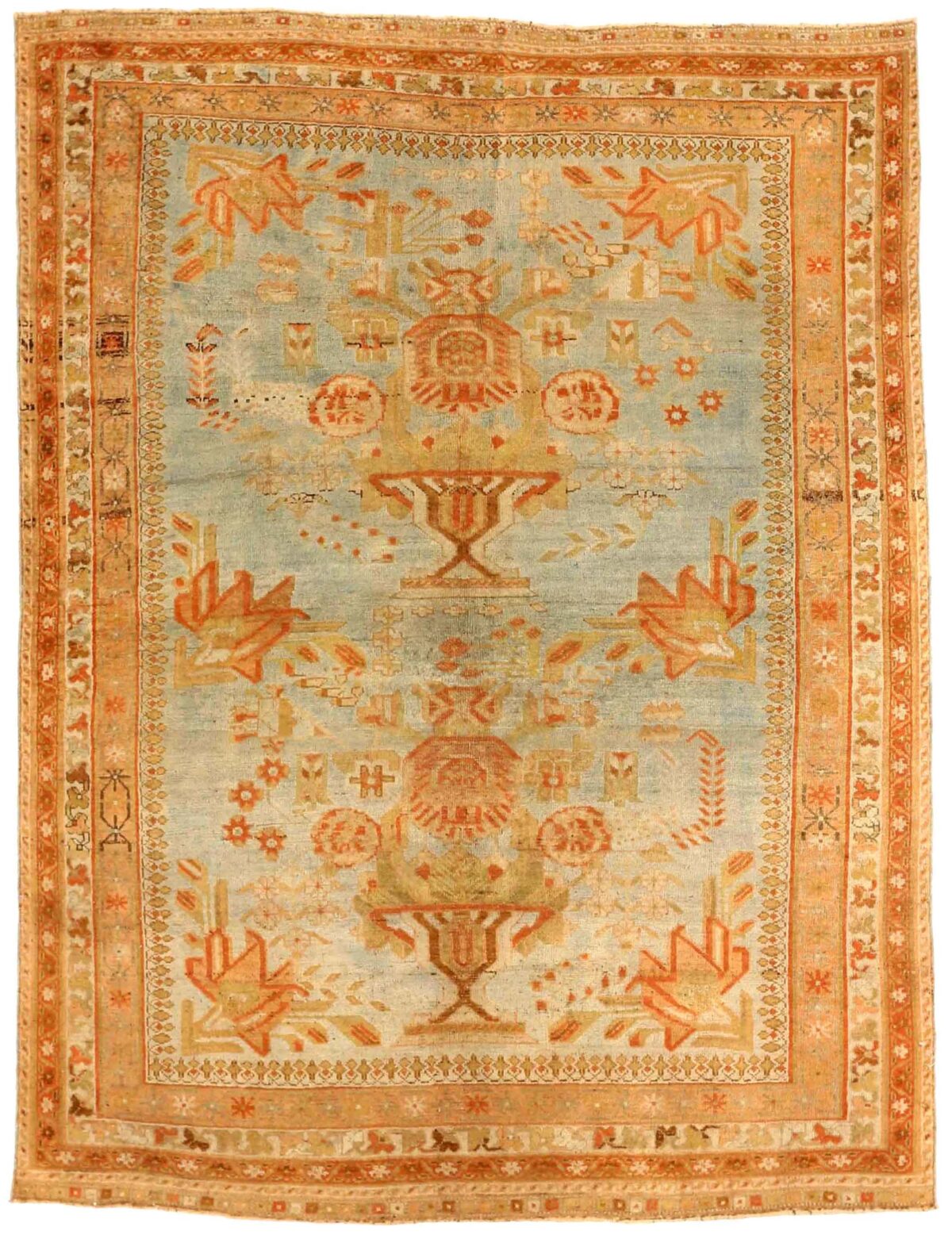 Thumbnail 10 for Antique Persian Sirjan Transitional Rug 75966