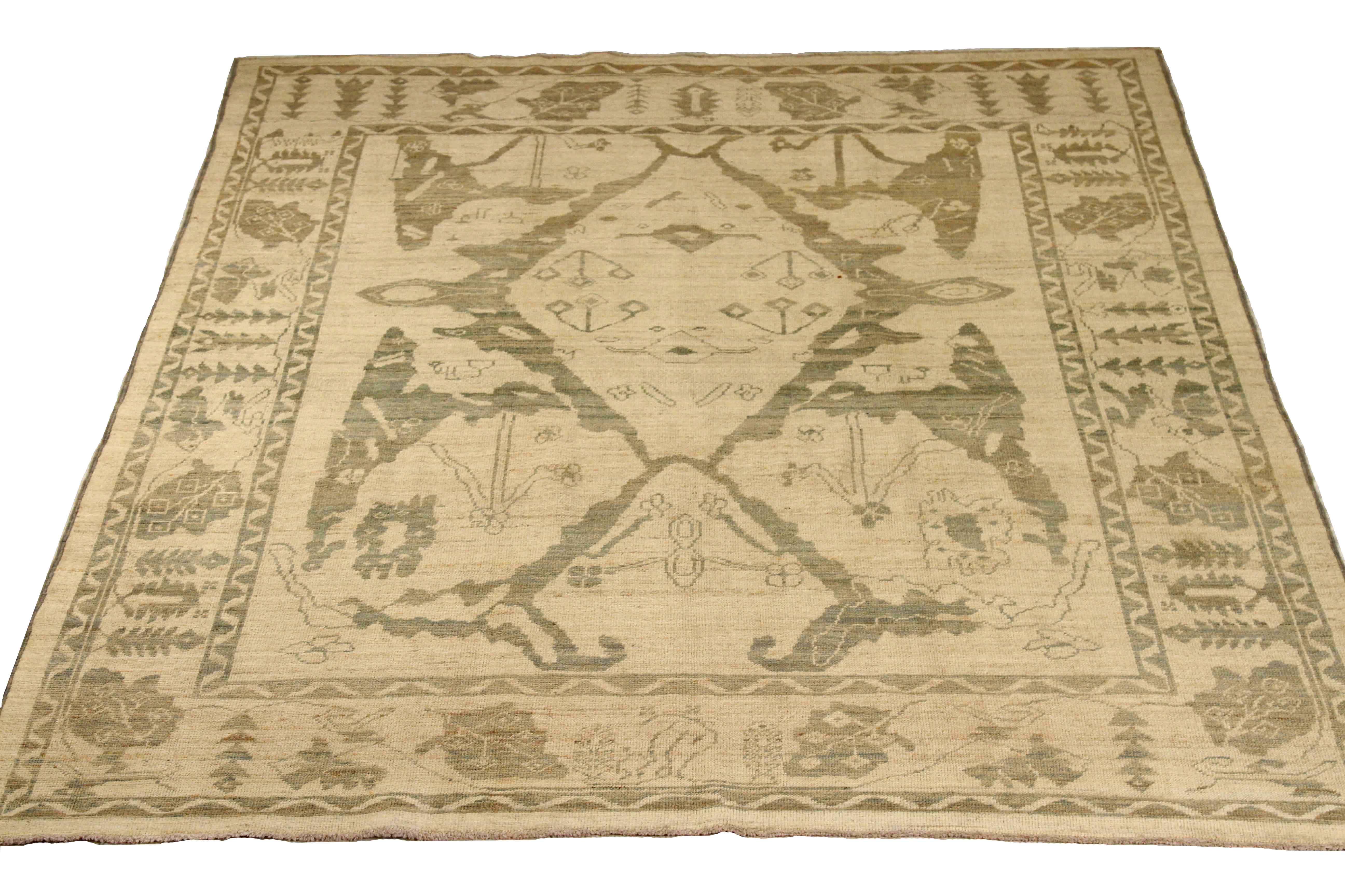Thumbnail 6 for Turkey Oushak Transitional Rug 52660