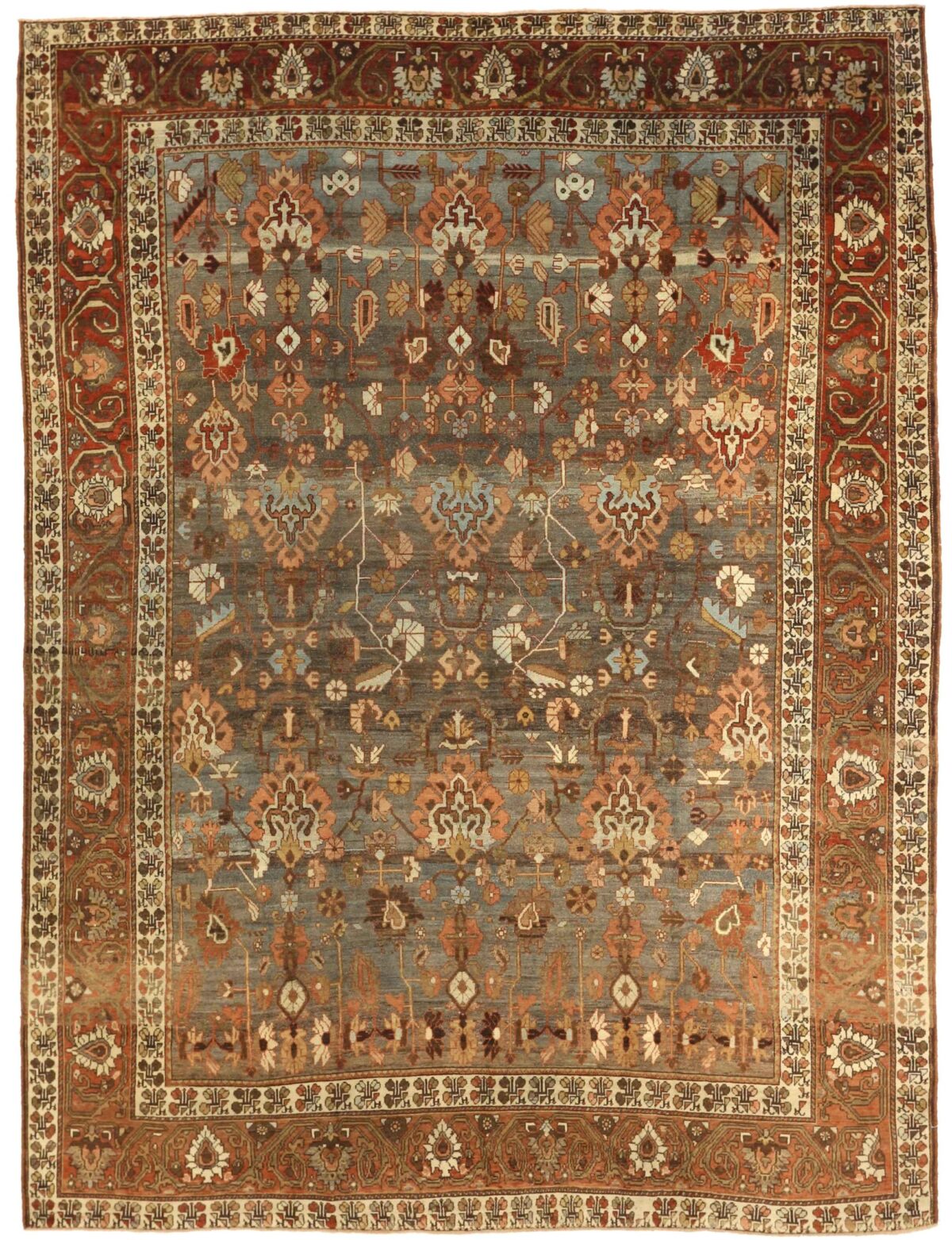 Thumbnail 13 for Antique Persian Bakhtiar Transitional Rug 76001