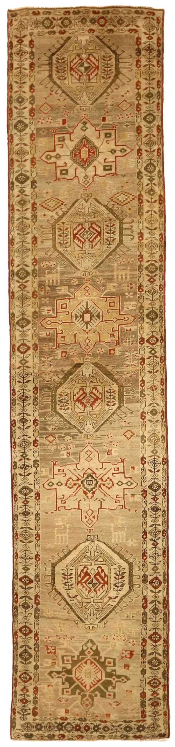 Thumbnail 8 for Antique Persian Heriz Traditional Rug 75960