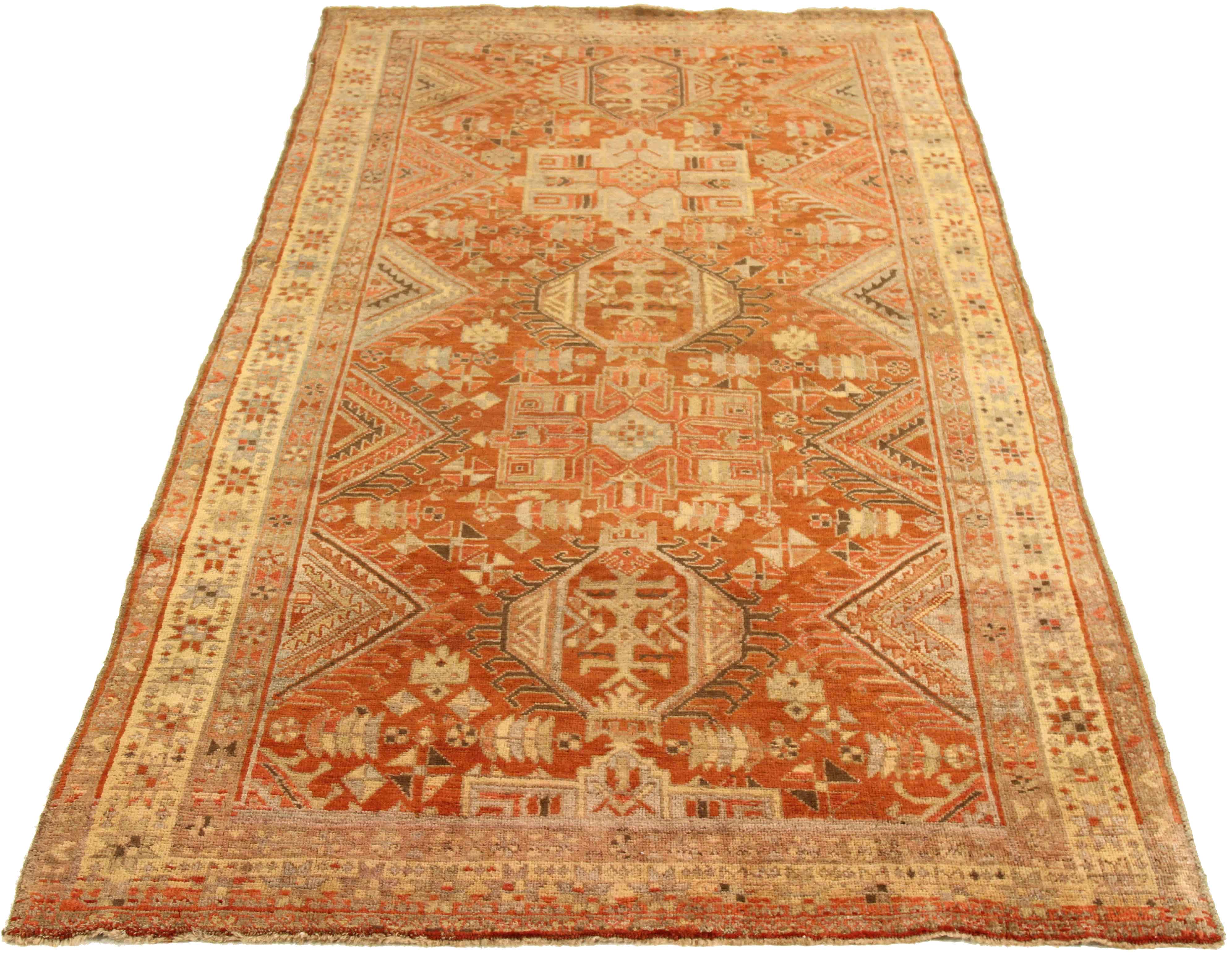 Thumbnail 6 for Antique Persian Bijar Traditional Rug 75951