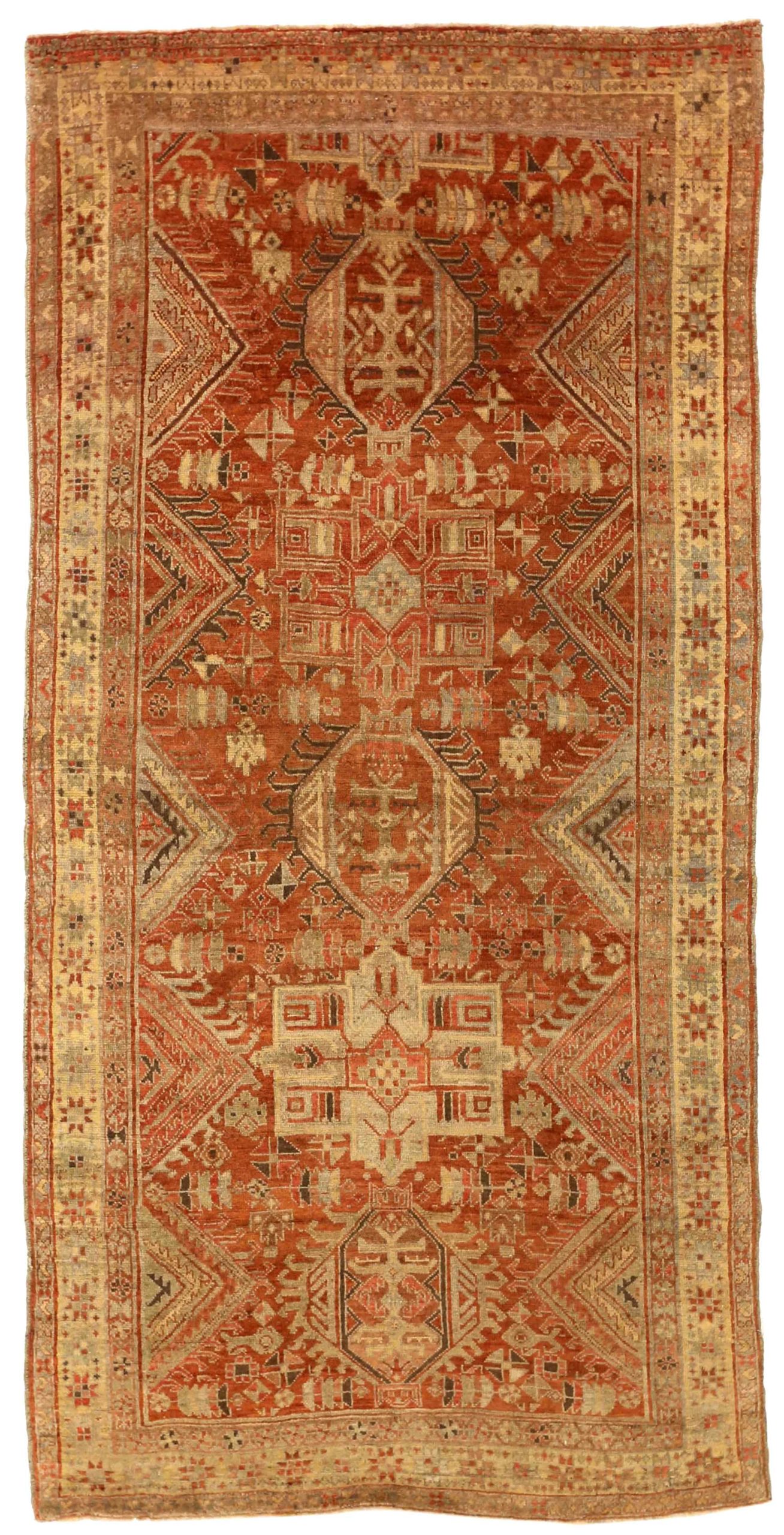 Thumbnail 5 for Antique Persian Bijar Traditional Rug 75951