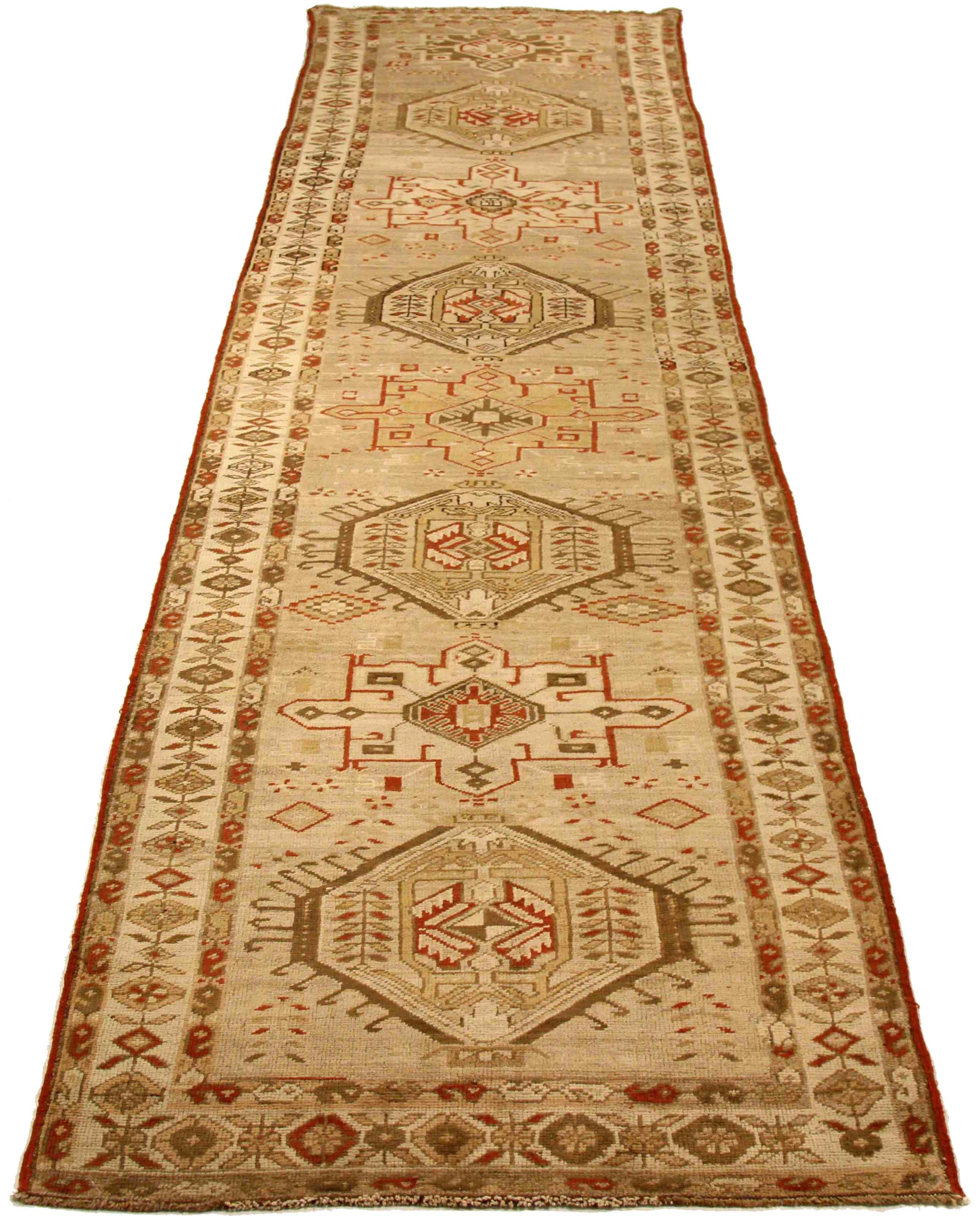 Thumbnail 7 for Antique Persian Heriz Traditional Rug 75954