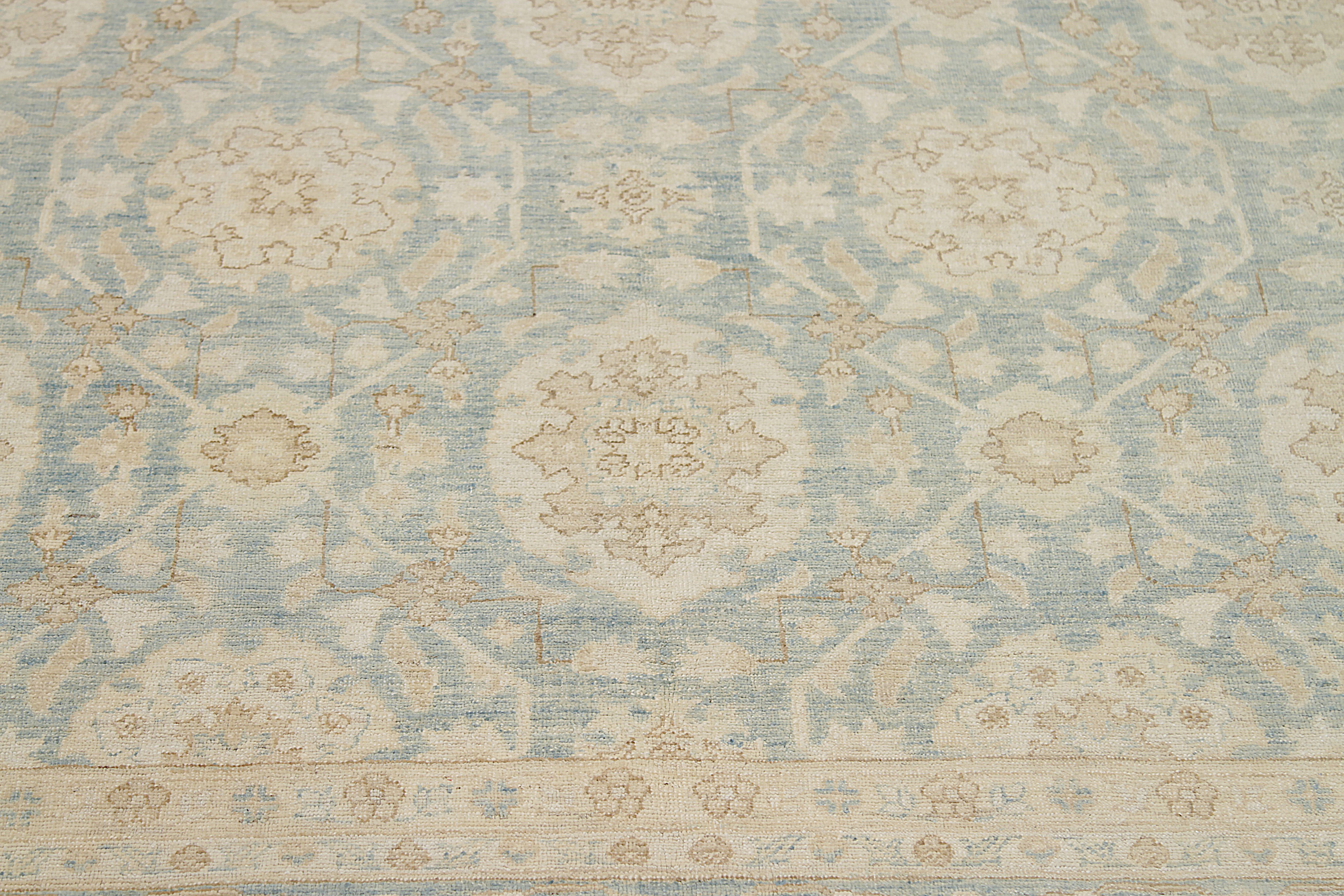 Thumbnail 8 for Afghanistan Tabriz Tribal Rug 92556