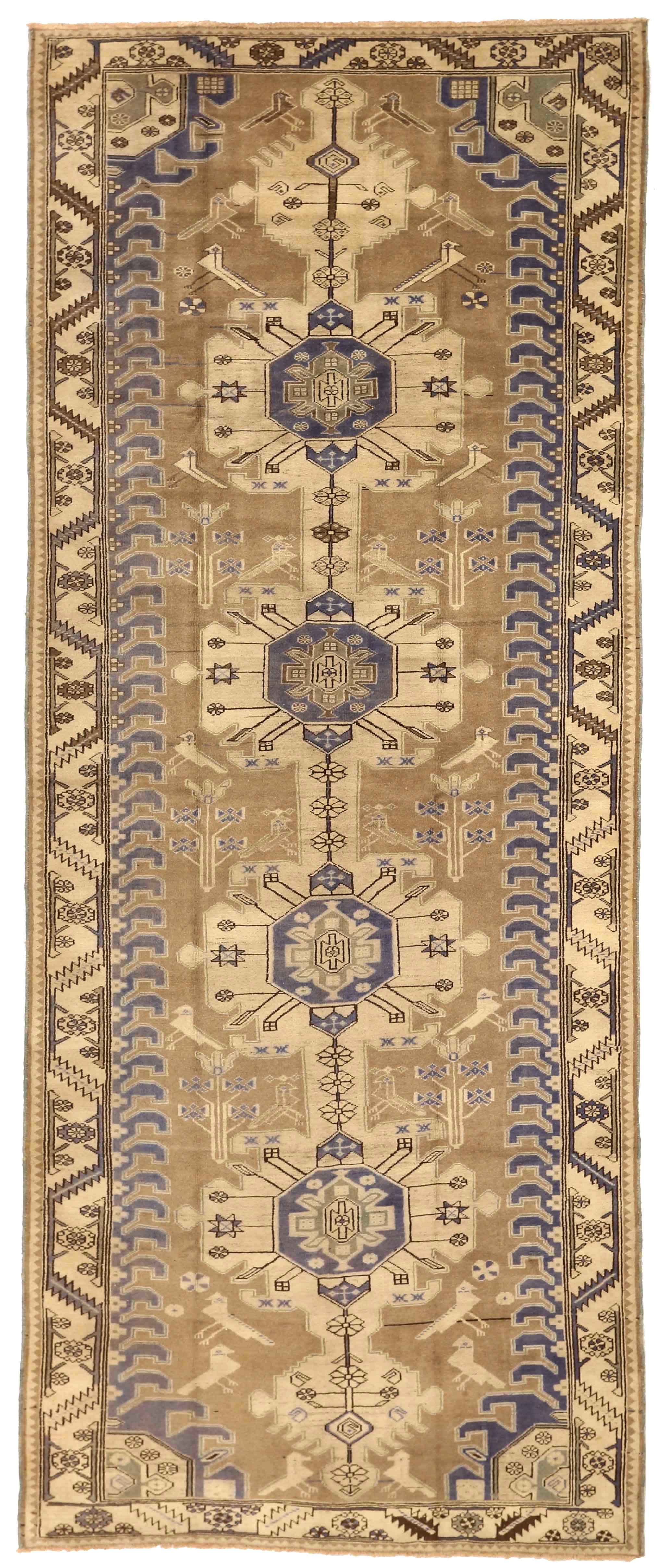Thumbnail 3 for Antique Persian Saveh Traditional Rug 76025