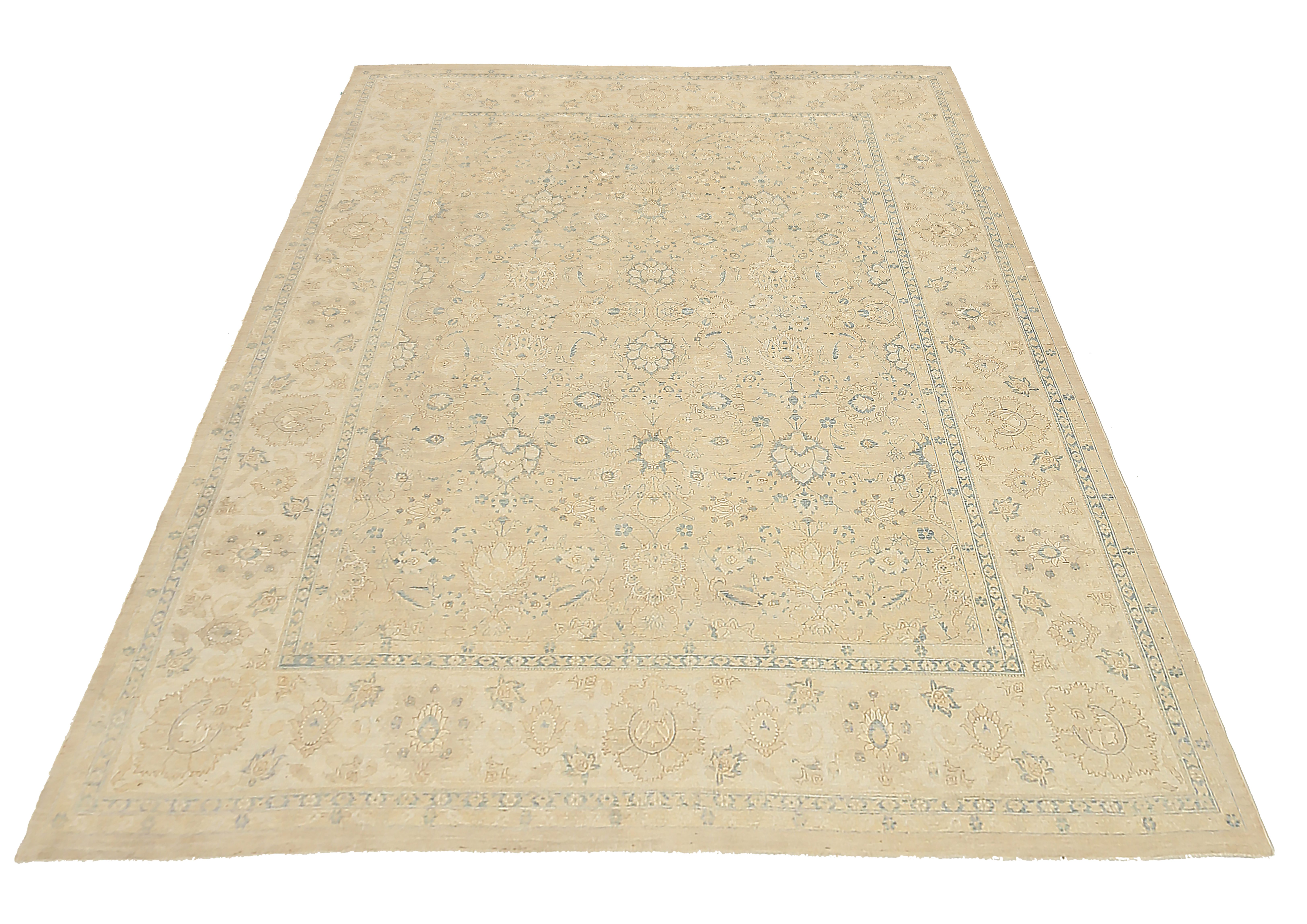 Thumbnail 8 for Afghanistan Tabriz Tribal Rug 92557