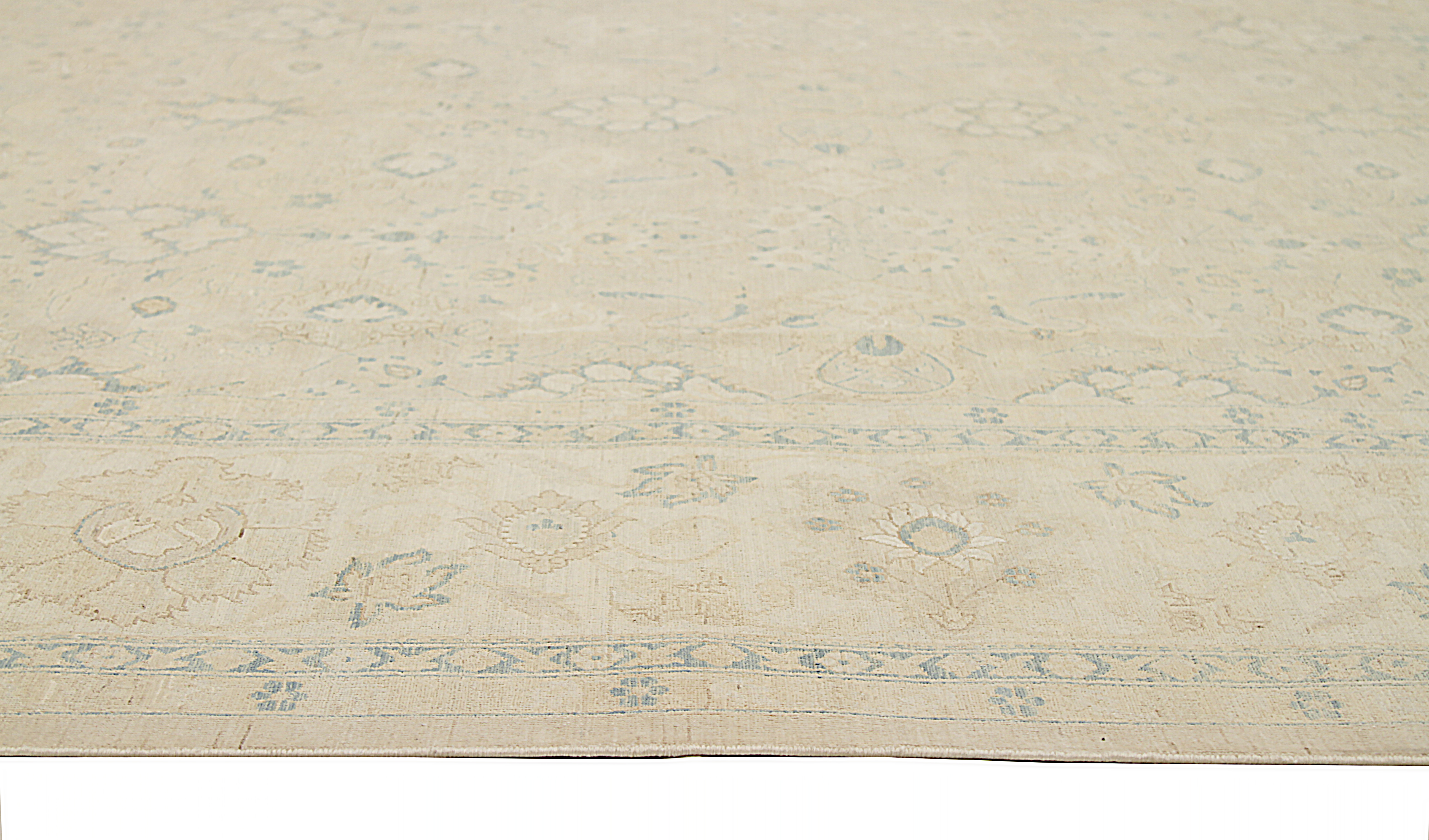 Thumbnail 4 for Afghanistan Tabriz Tribal Rug 92557