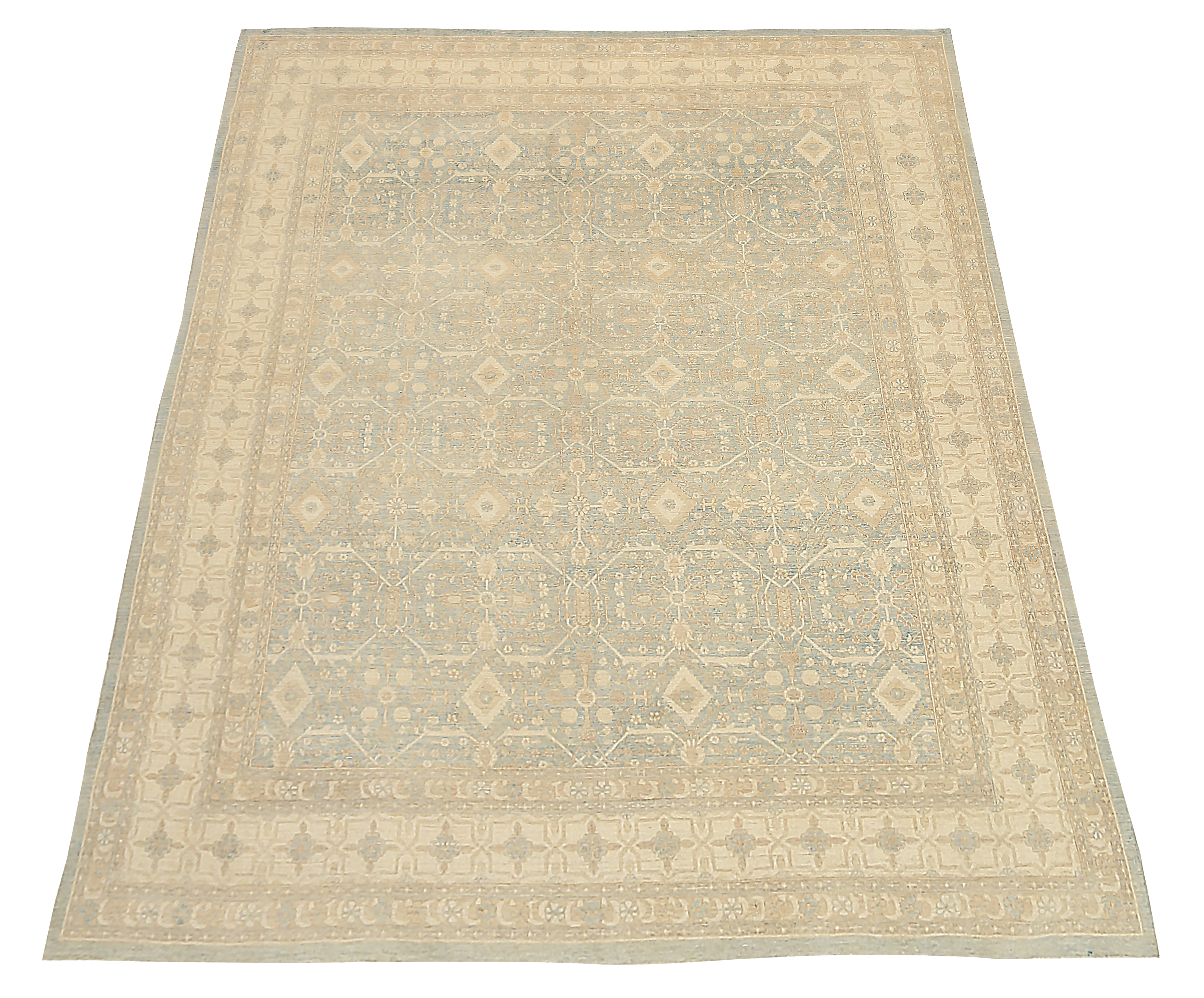 Thumbnail 3 for Afghanistan Tabriz Tribal Rug 92559