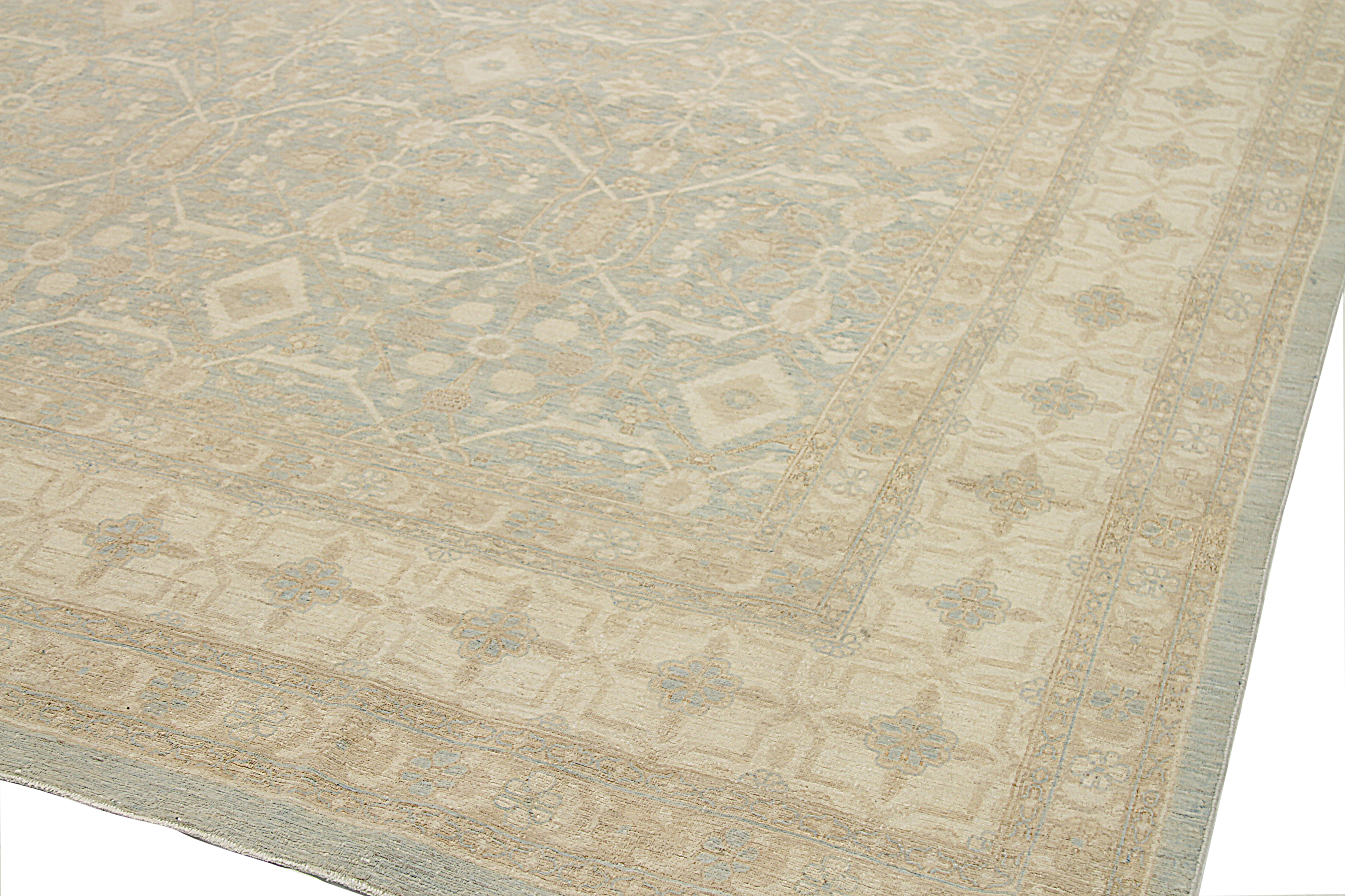 Thumbnail 2 for Afghanistan Tabriz Tribal Rug 92559