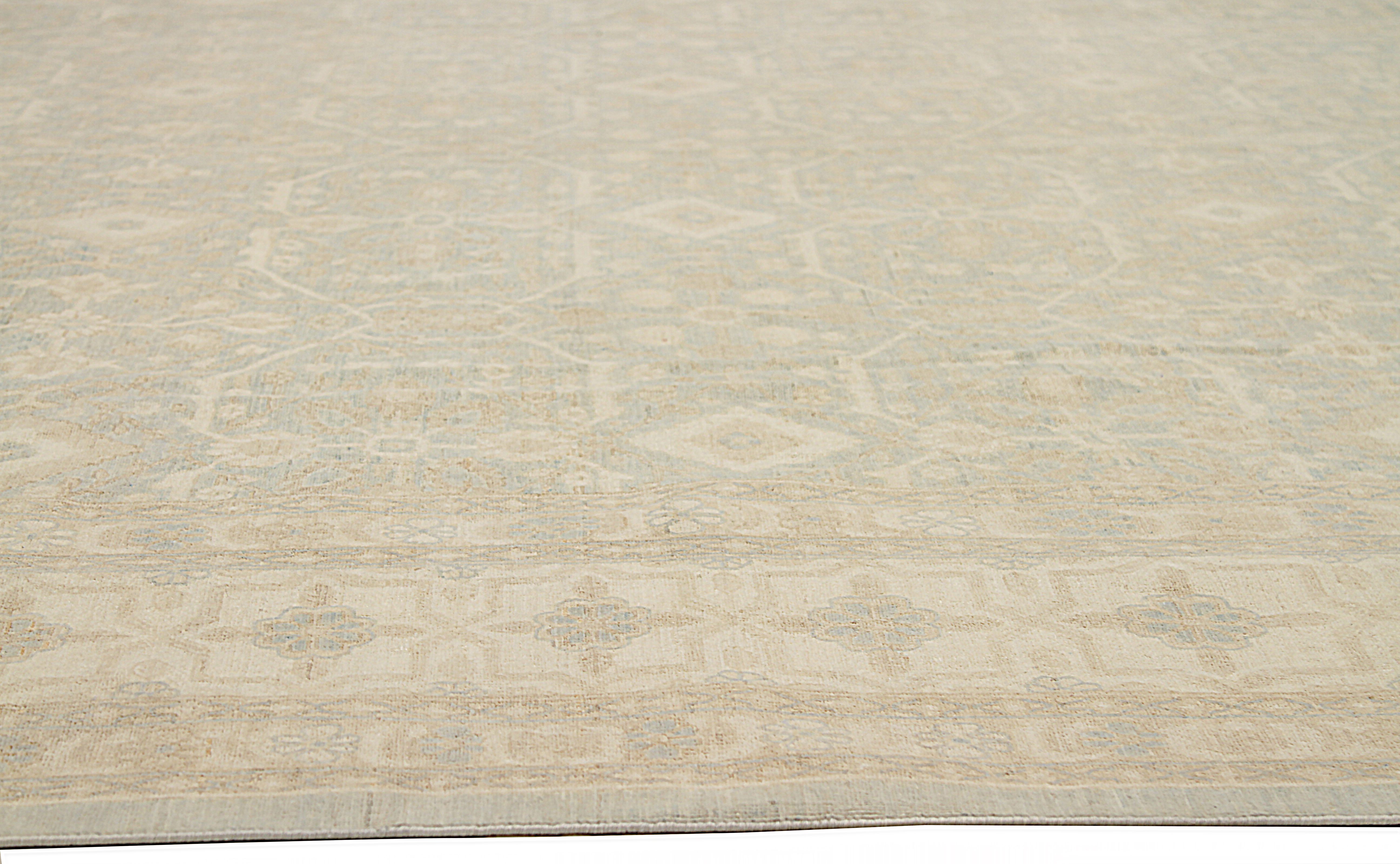 Thumbnail 14 for Afghanistan Tabriz Tribal Rug 92559