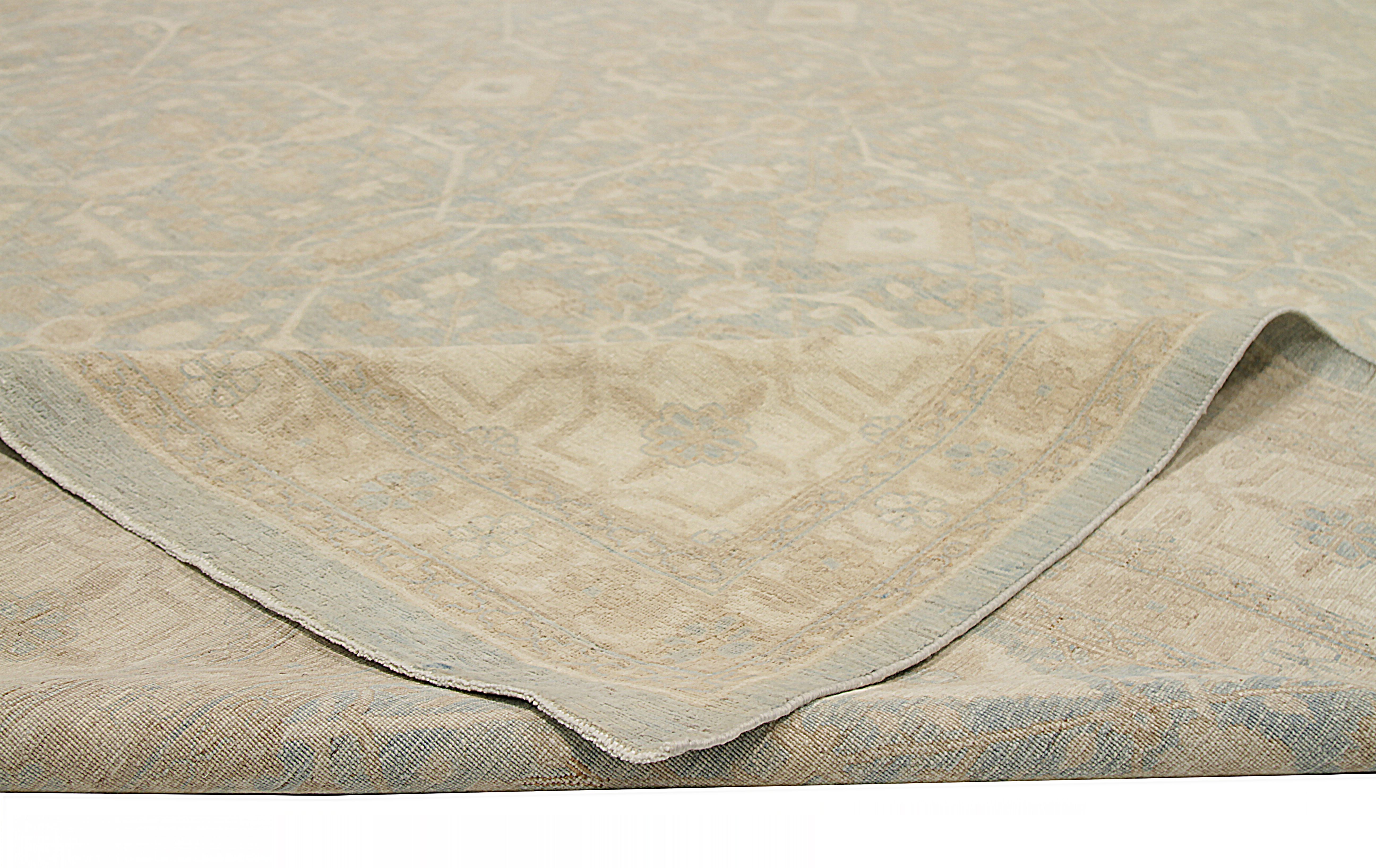 Thumbnail 13 for Afghanistan Tabriz Tribal Rug 92559