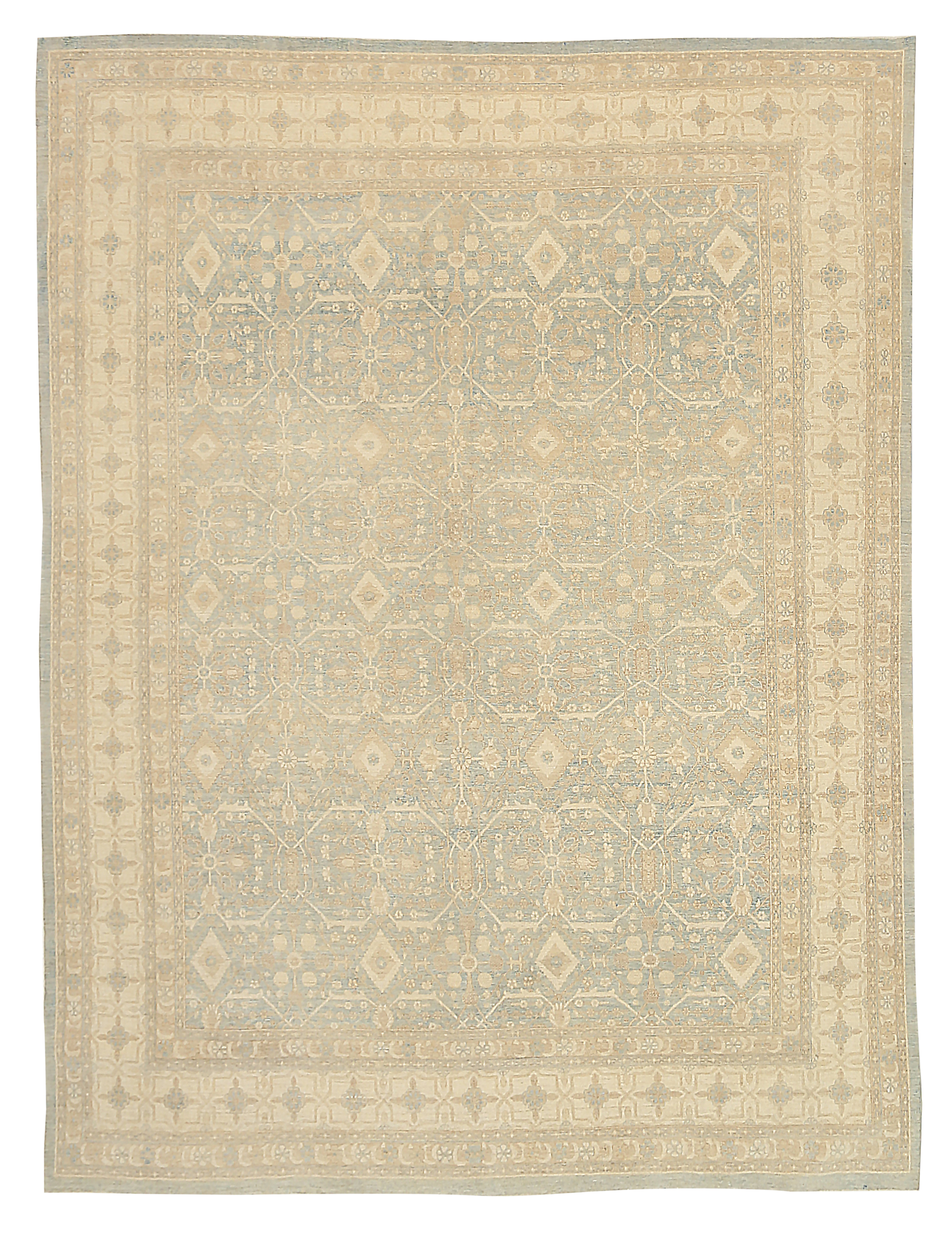 Thumbnail 7 for Afghanistan Tabriz Tribal Rug 92559