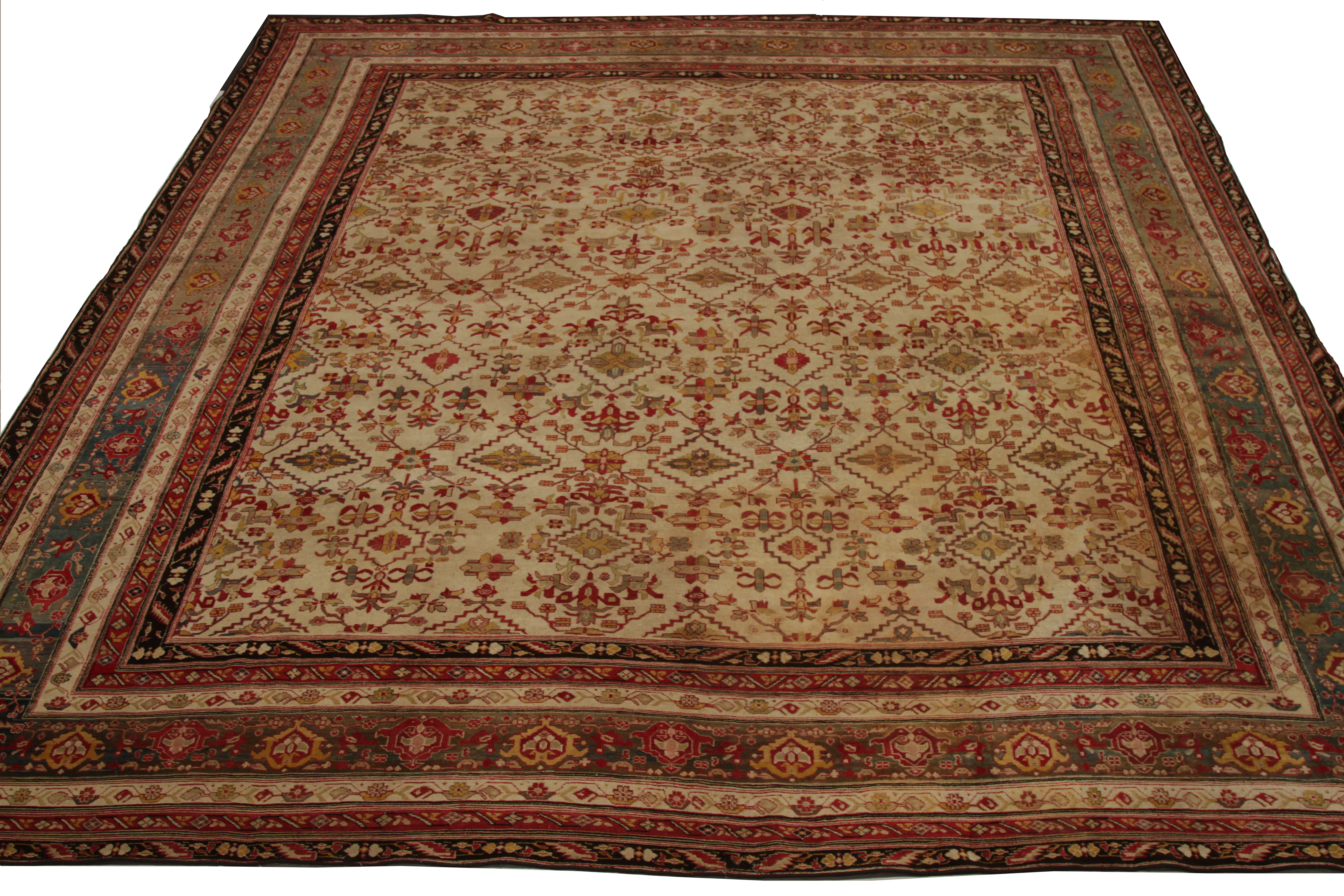 Thumbnail 2 for Antique India Agra Modern / Contemporary Rug 92566