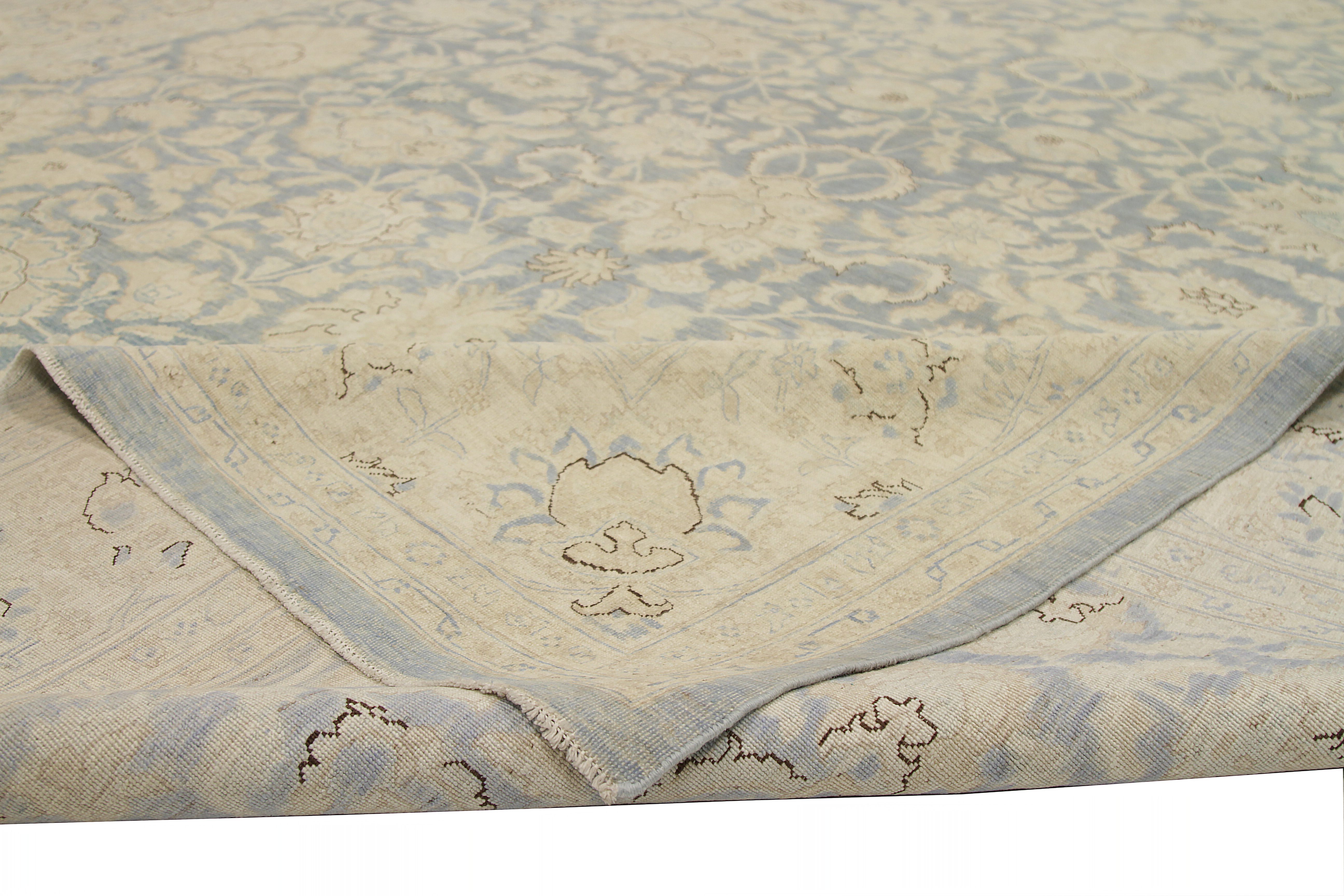 Thumbnail 10 for Afghanistan Tabriz Tribal Rug 92562