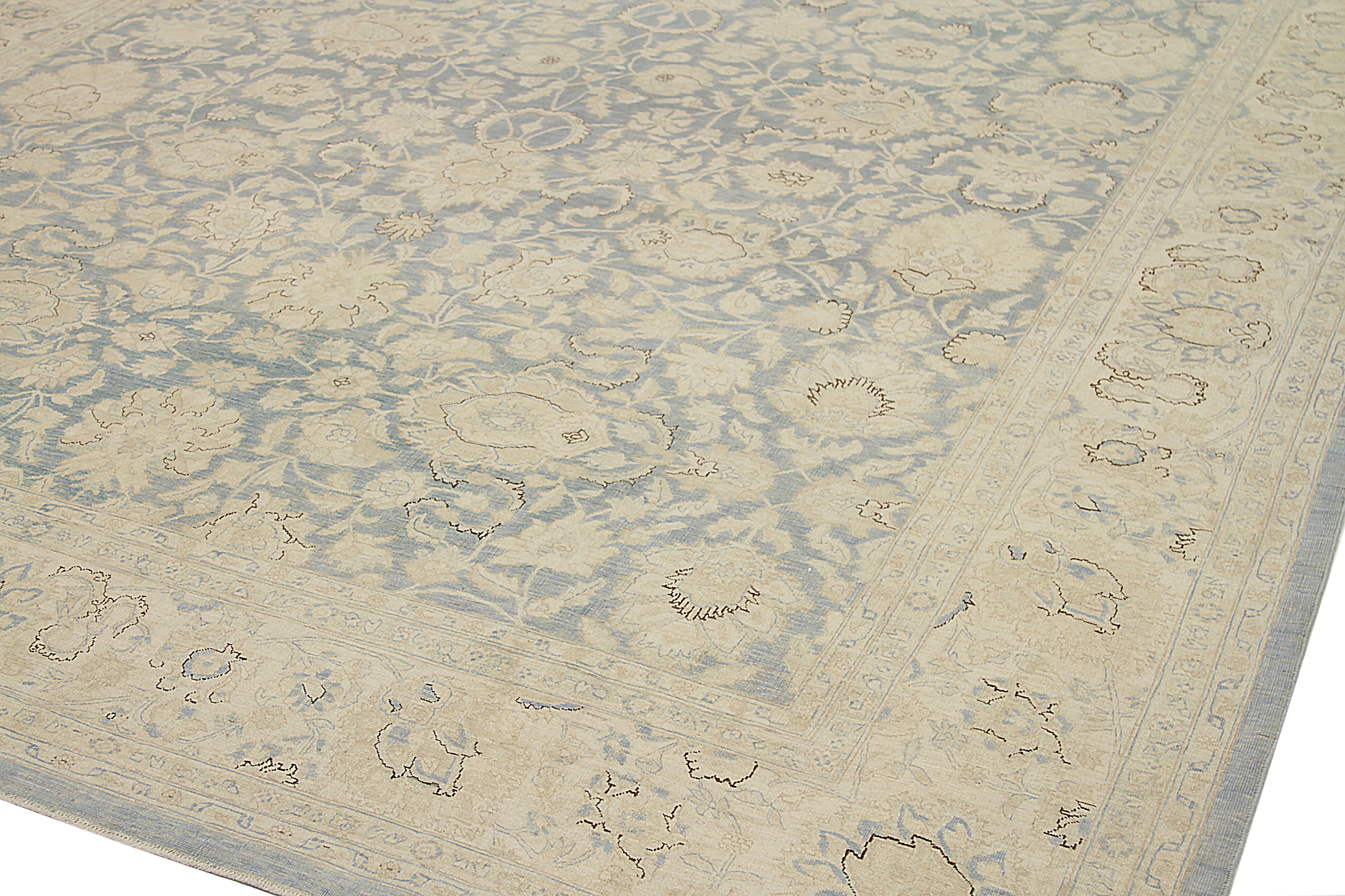 Thumbnail 8 for Afghanistan Tabriz Tribal Rug 92562