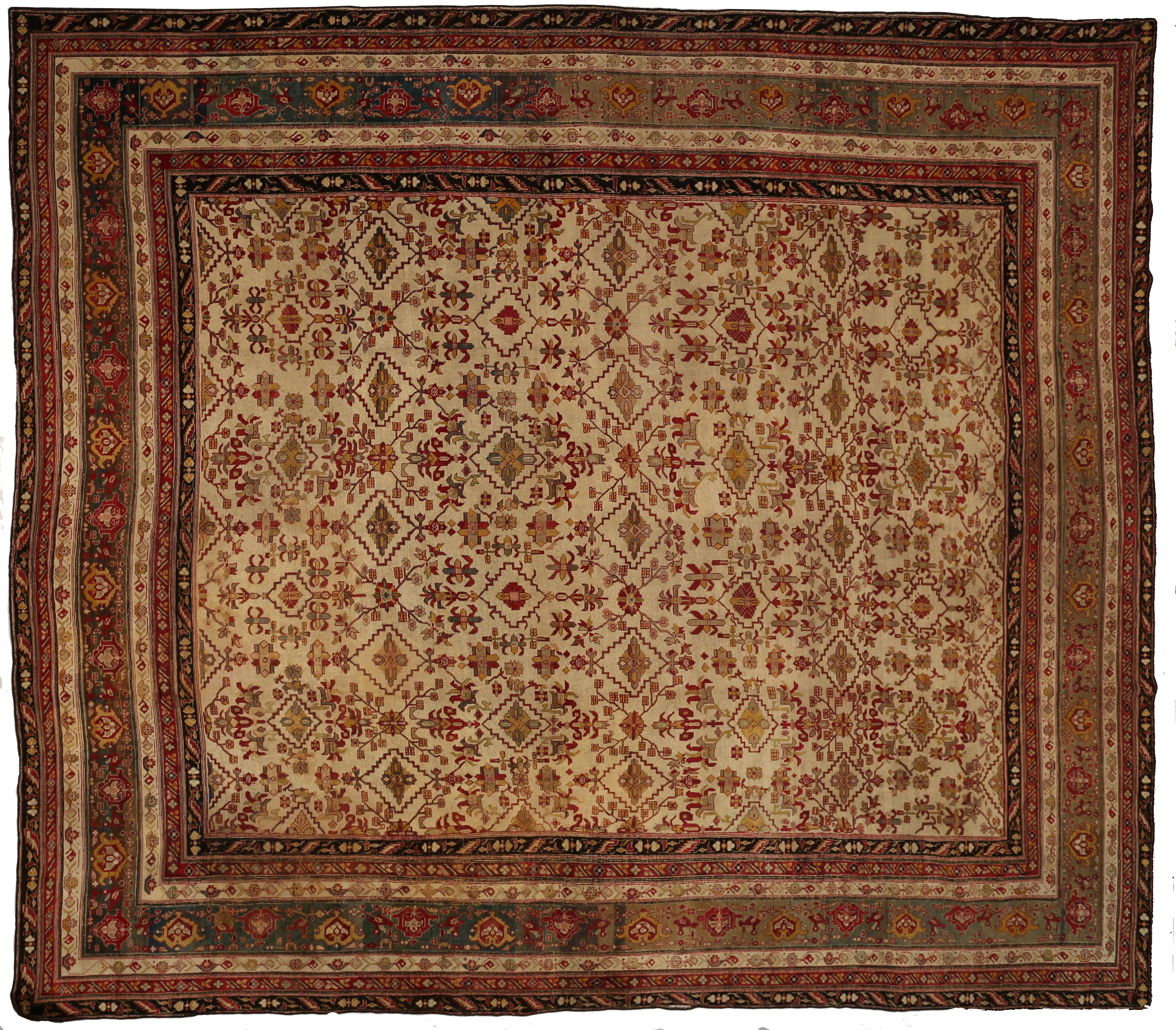 Thumbnail 5 for Antique India Agra Modern / Contemporary Rug 92566