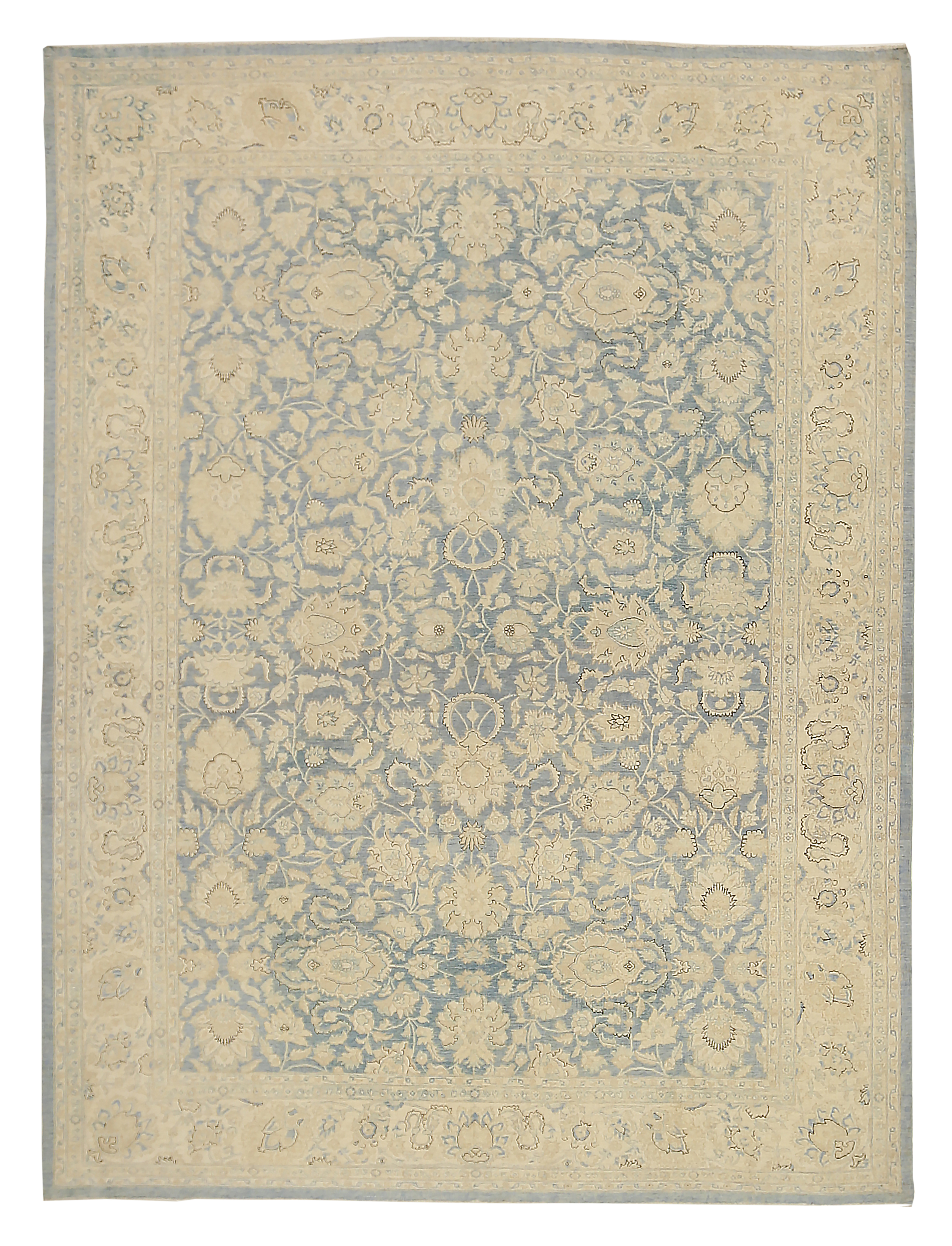 Thumbnail 6 for Afghanistan Tabriz Tribal Rug 92562