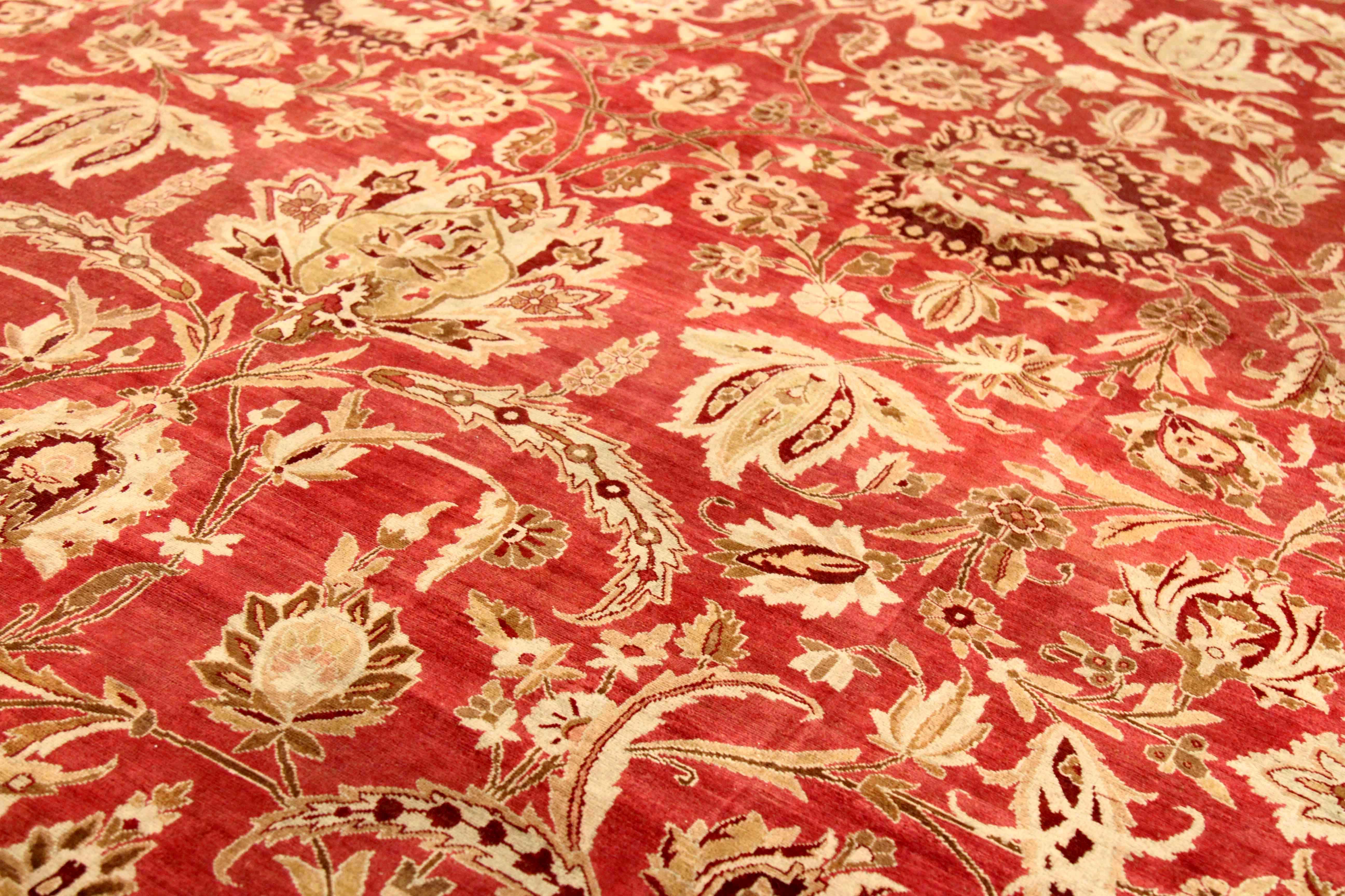 Thumbnail 6 for Antique Persian Kerman Traditional Rug 76022