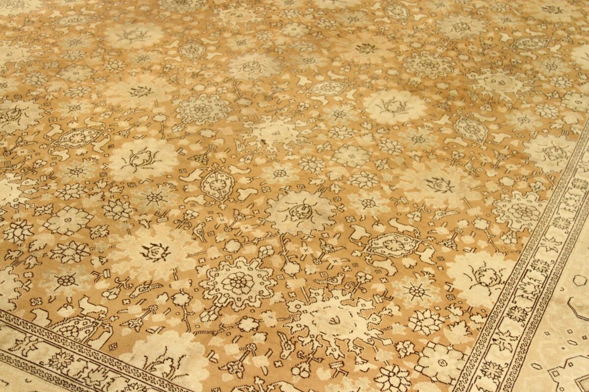 Thumbnail 14 for Antique Persian Tabriz Traditional Rug 76006