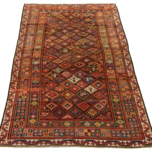 Thumbnail 11 for Antique Russia Kazakhstan Traditional Rug 92325