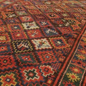 Thumbnail 9 for Antique Russia Kazakhstan Traditional Rug 92325