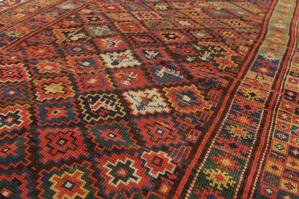 Thumbnail 6 for Antique Russia Kazakhstan Traditional Rug 92325