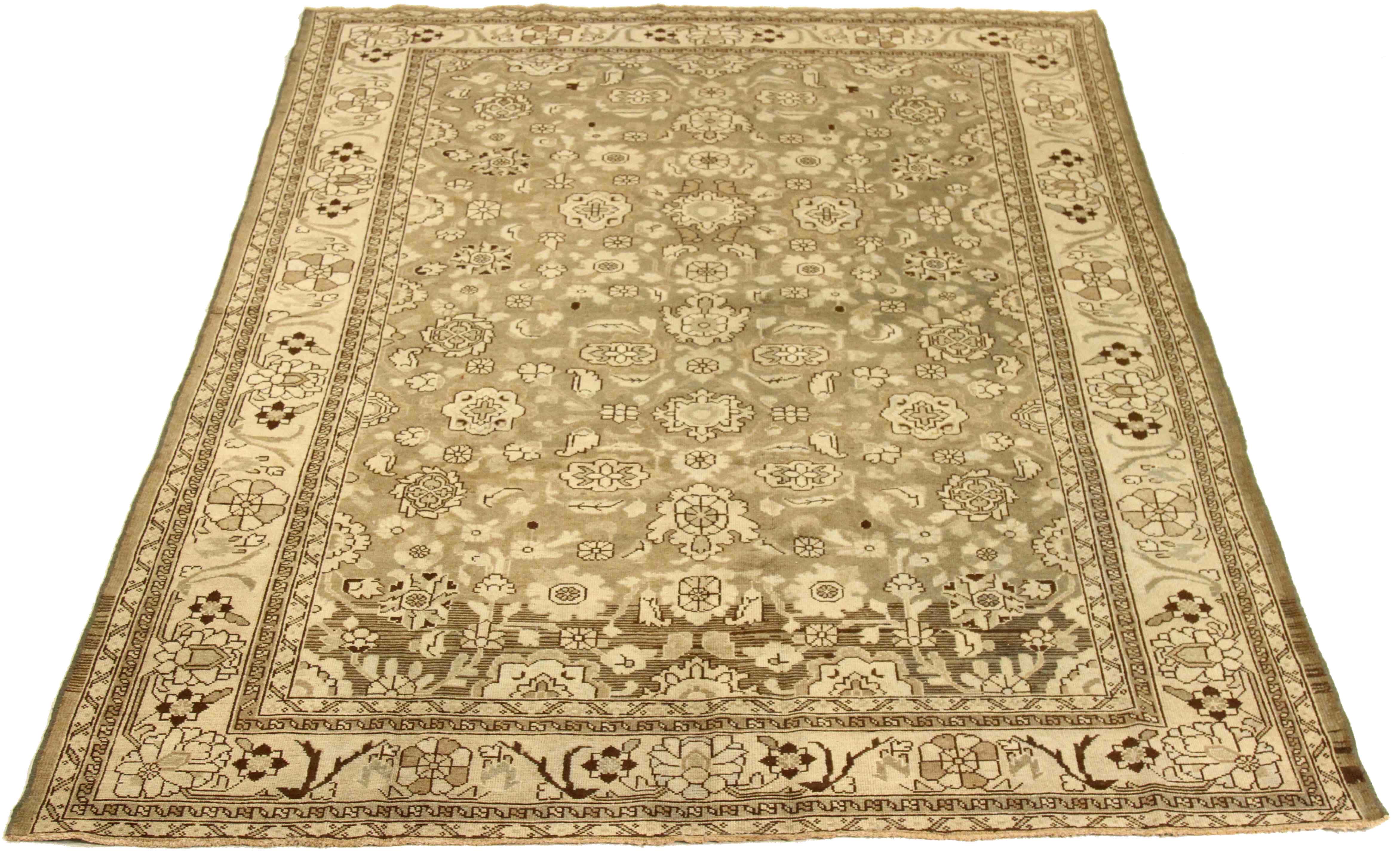 Thumbnail 4 for Antique Persian Malayer Transitional Rug 76011