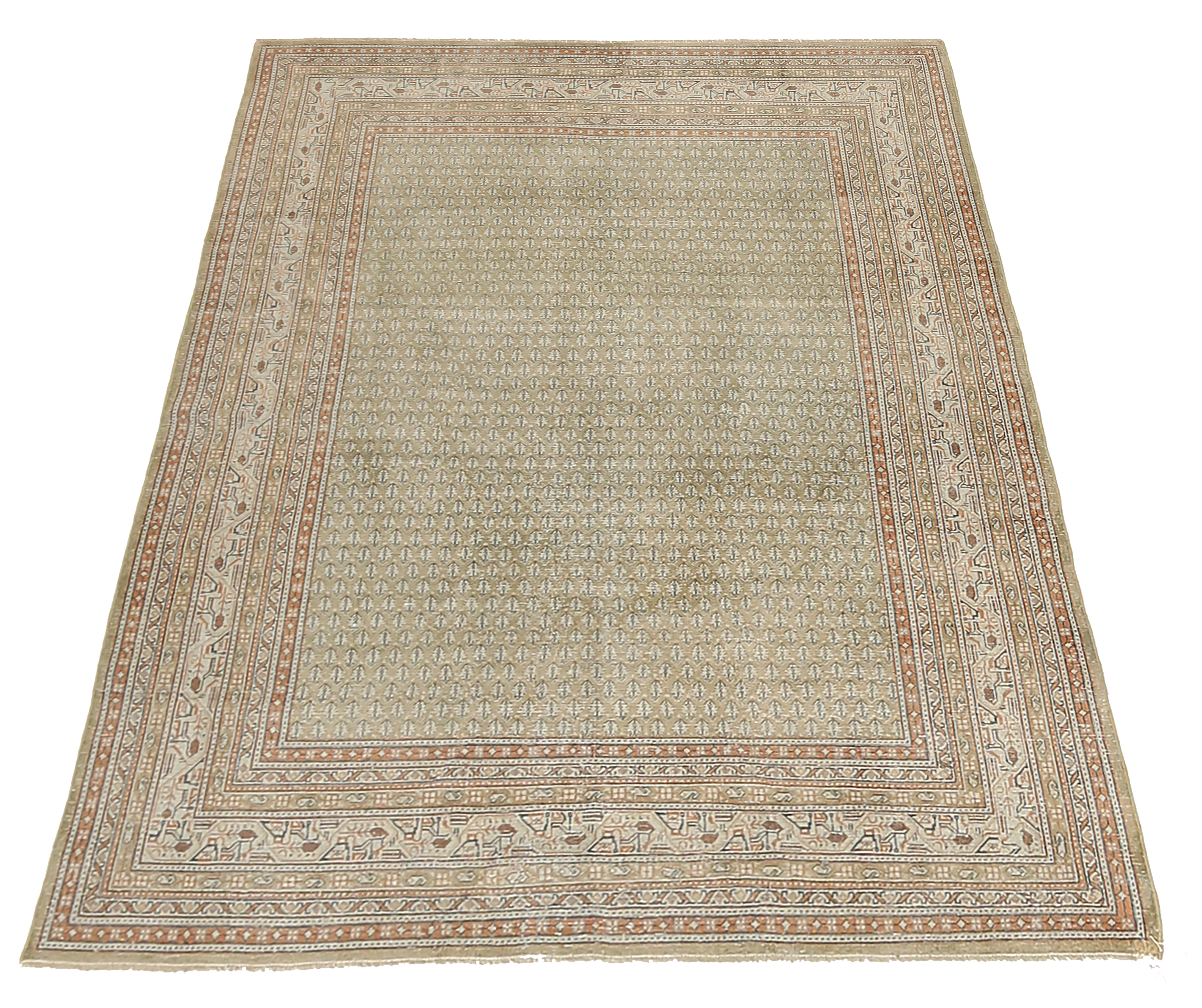 Thumbnail 5 for Antique Persian Mahal Transitional Rug 92553