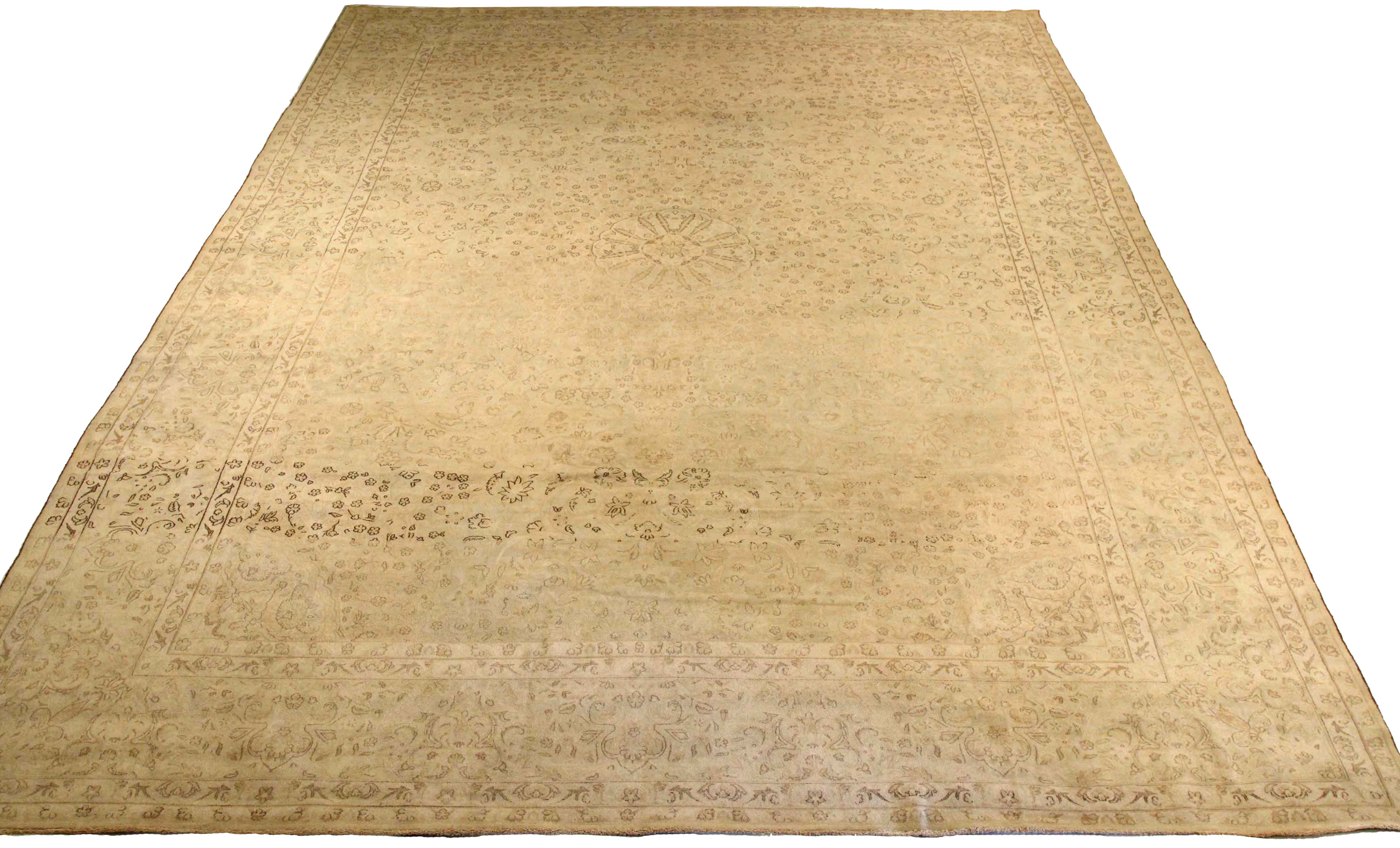 Thumbnail 5 for Antique Persian Kerman Transitional Rug 76046