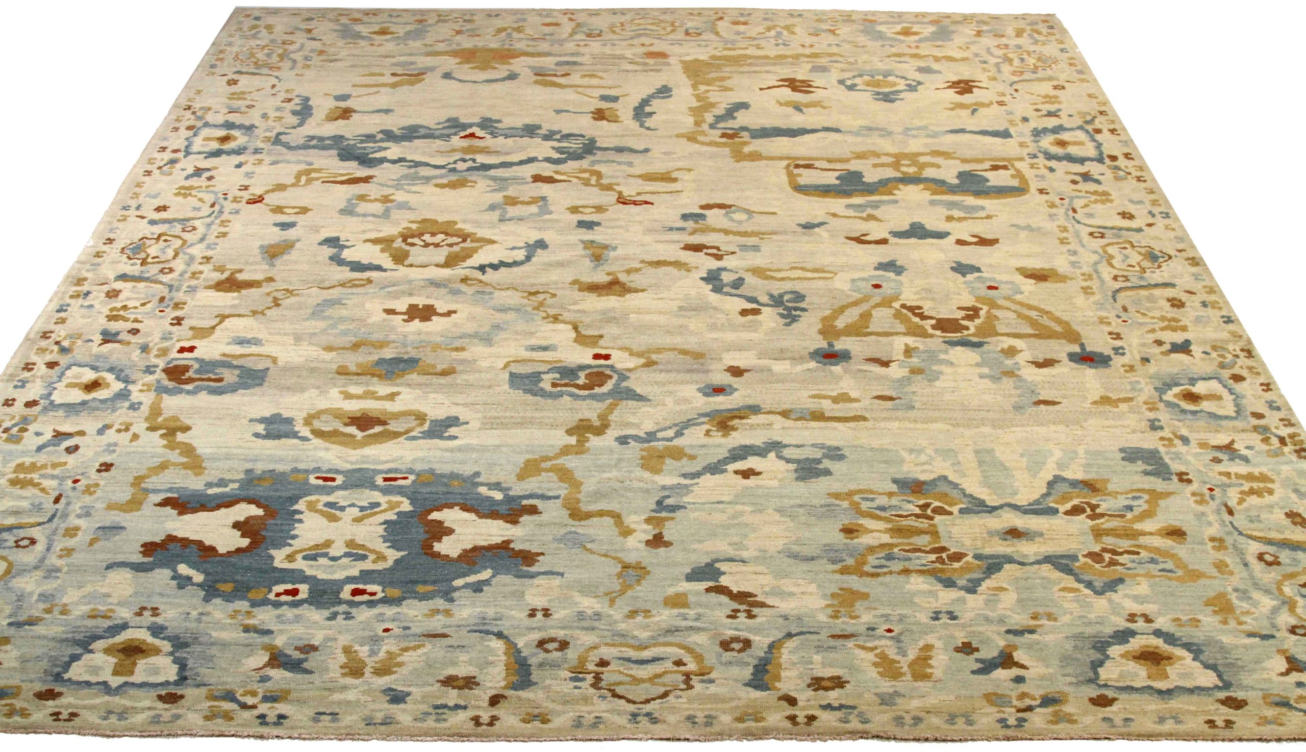 Thumbnail 12 for Persian Sultanabad Transitional Rug 76052