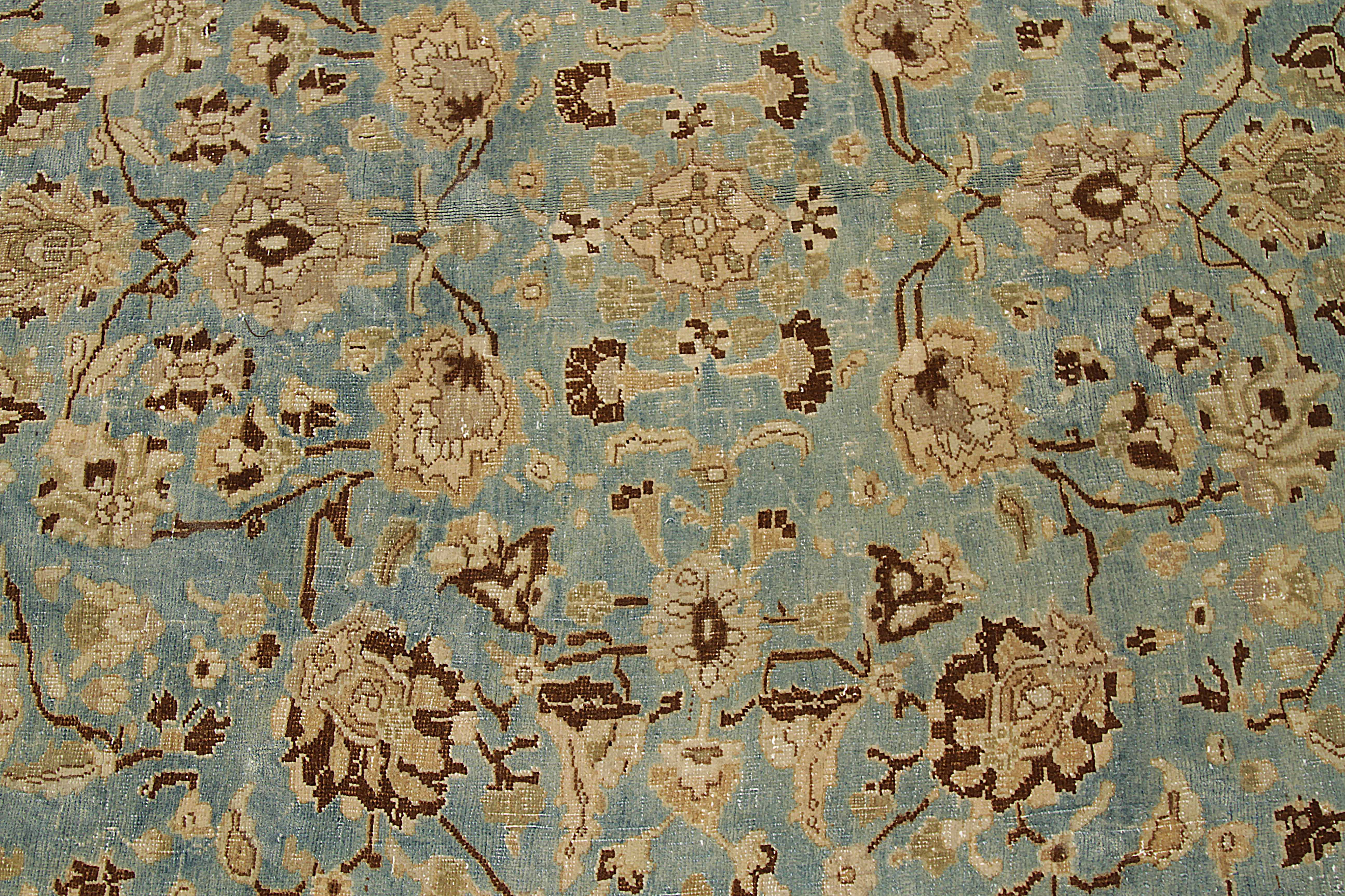 Thumbnail 2 for Antique Persian Tabriz Traditional Rug 92547