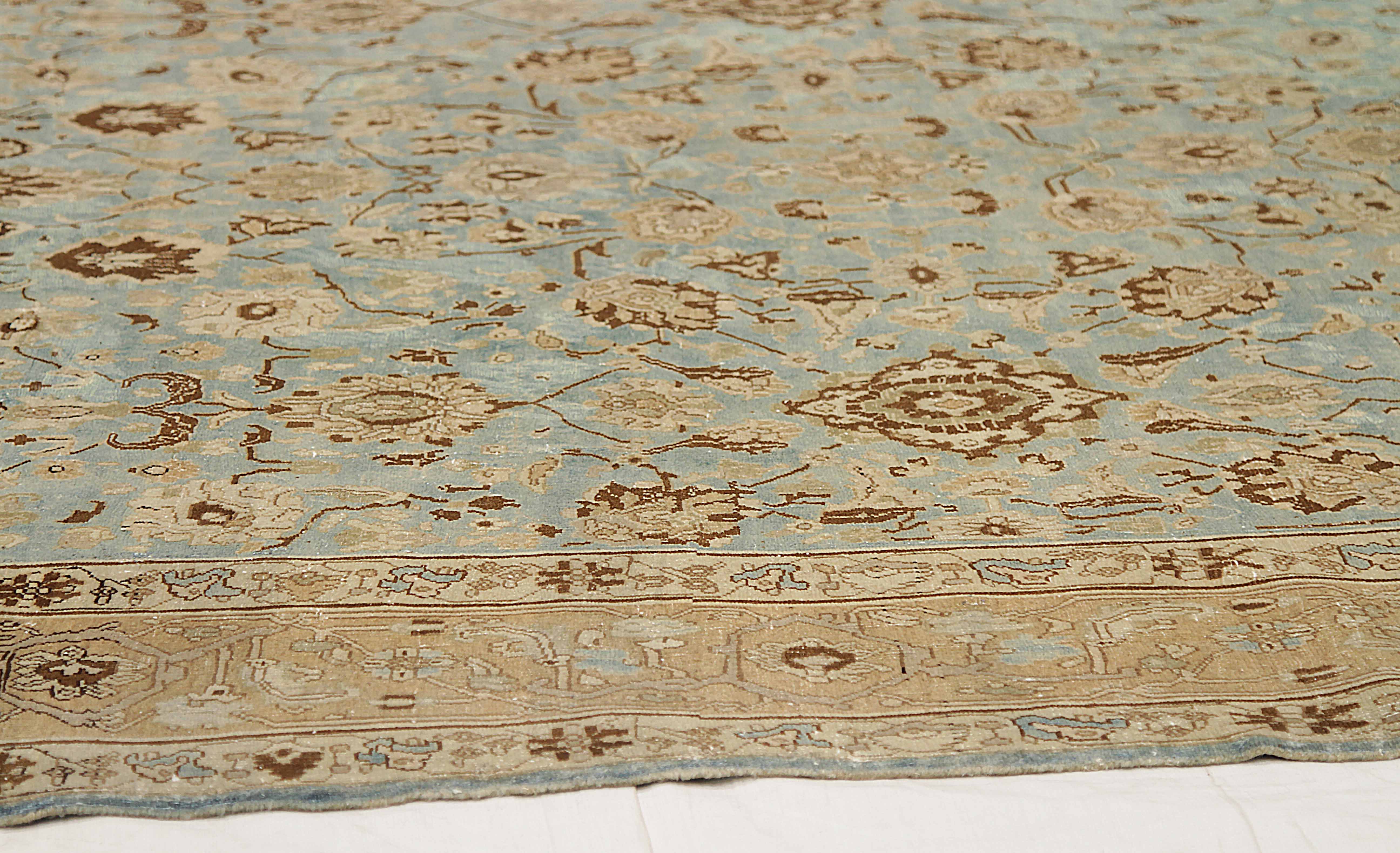 Thumbnail 6 for Antique Persian Tabriz Traditional Rug 92547