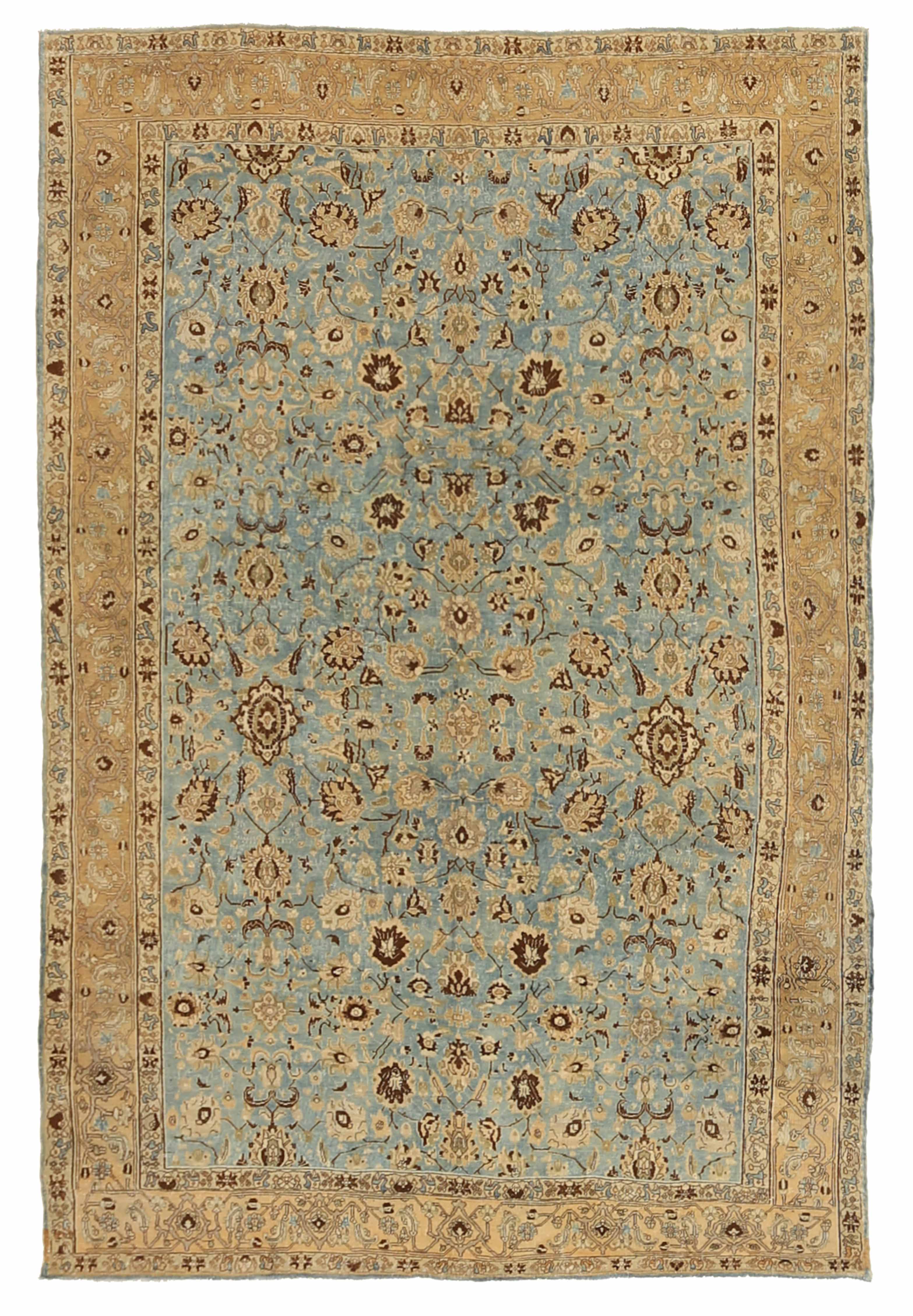 Thumbnail 7 for Antique Persian Tabriz Traditional Rug 92547