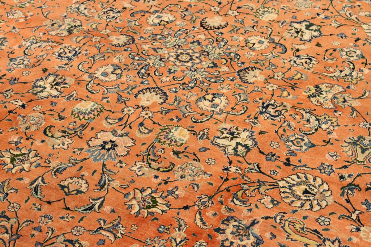 Thumbnail 14 for Antique Persian Tabriz Traditional Rug 76036