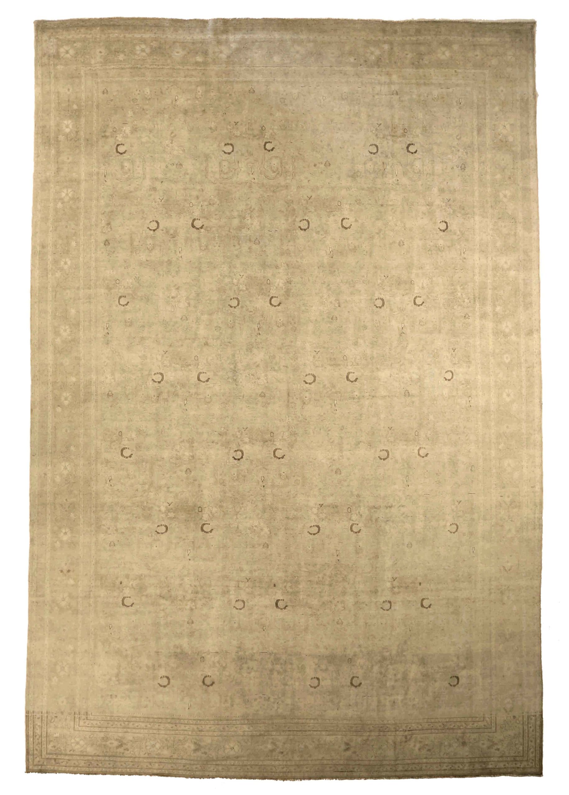 Thumbnail 7 for Antique Persian Tabriz Transitional Rug 76037