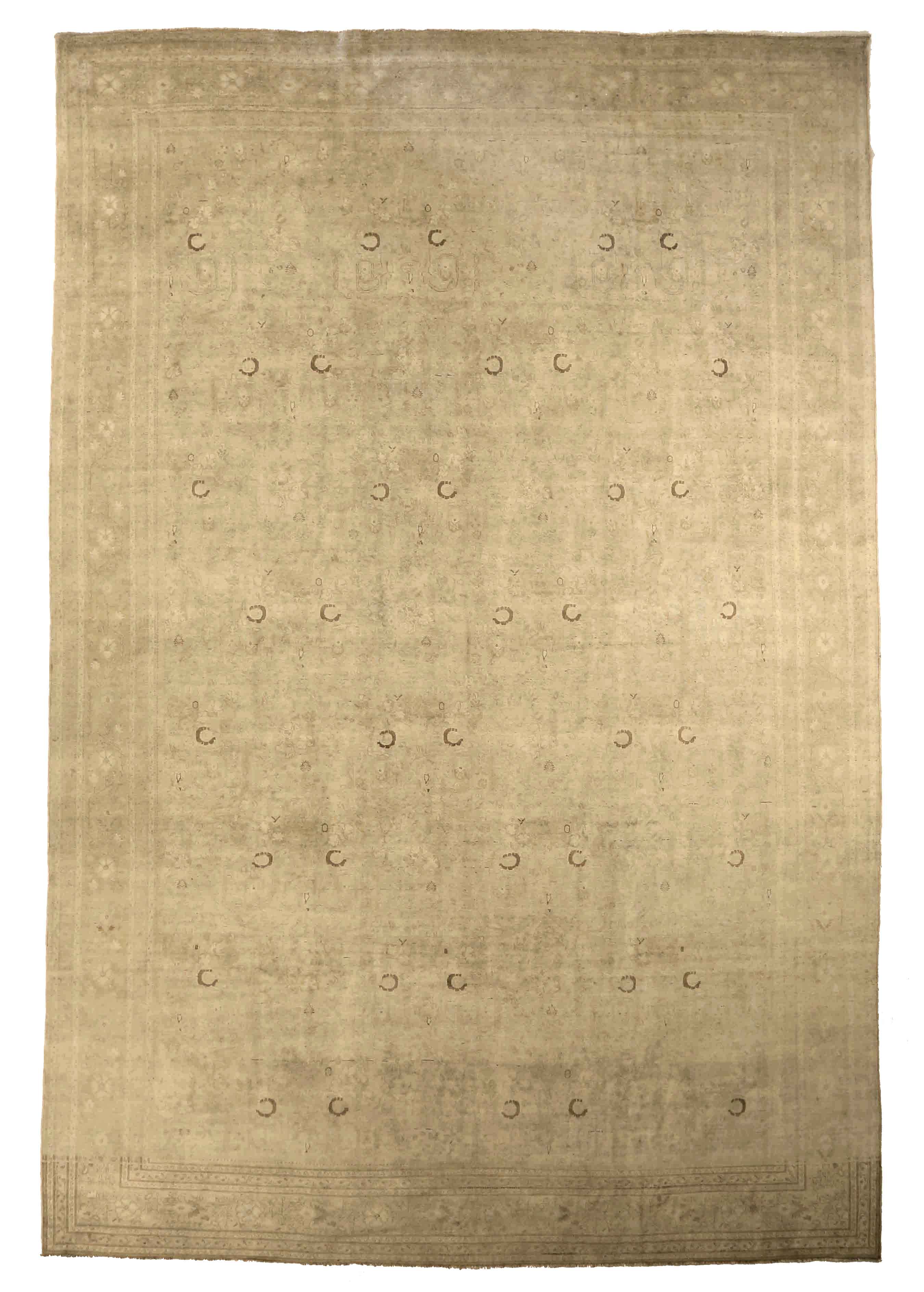 Thumbnail 13 for Antique Persian Tabriz Transitional Rug 76037