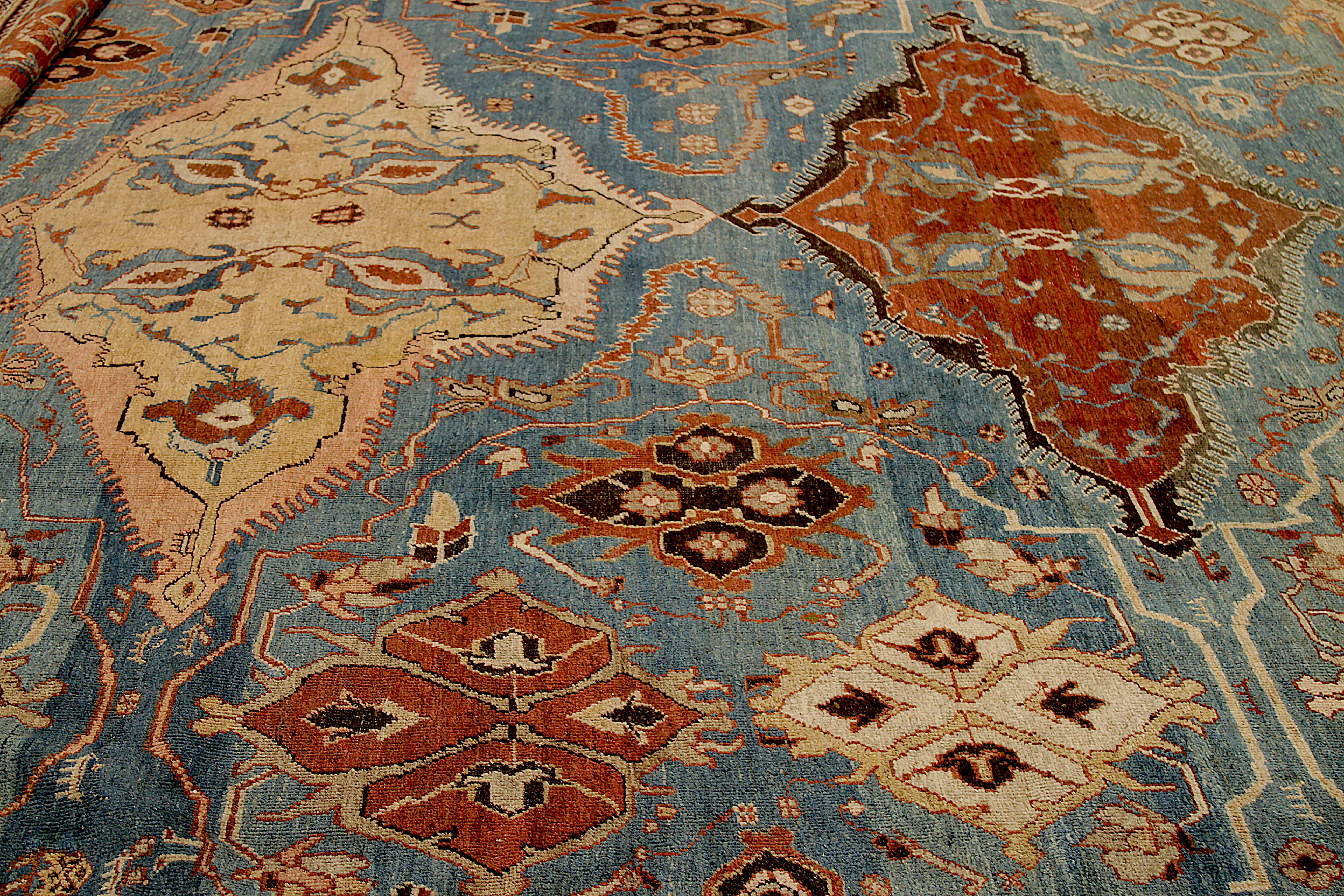 Thumbnail 3 for Antique Persian Sultanabad Traditional Rug 92539