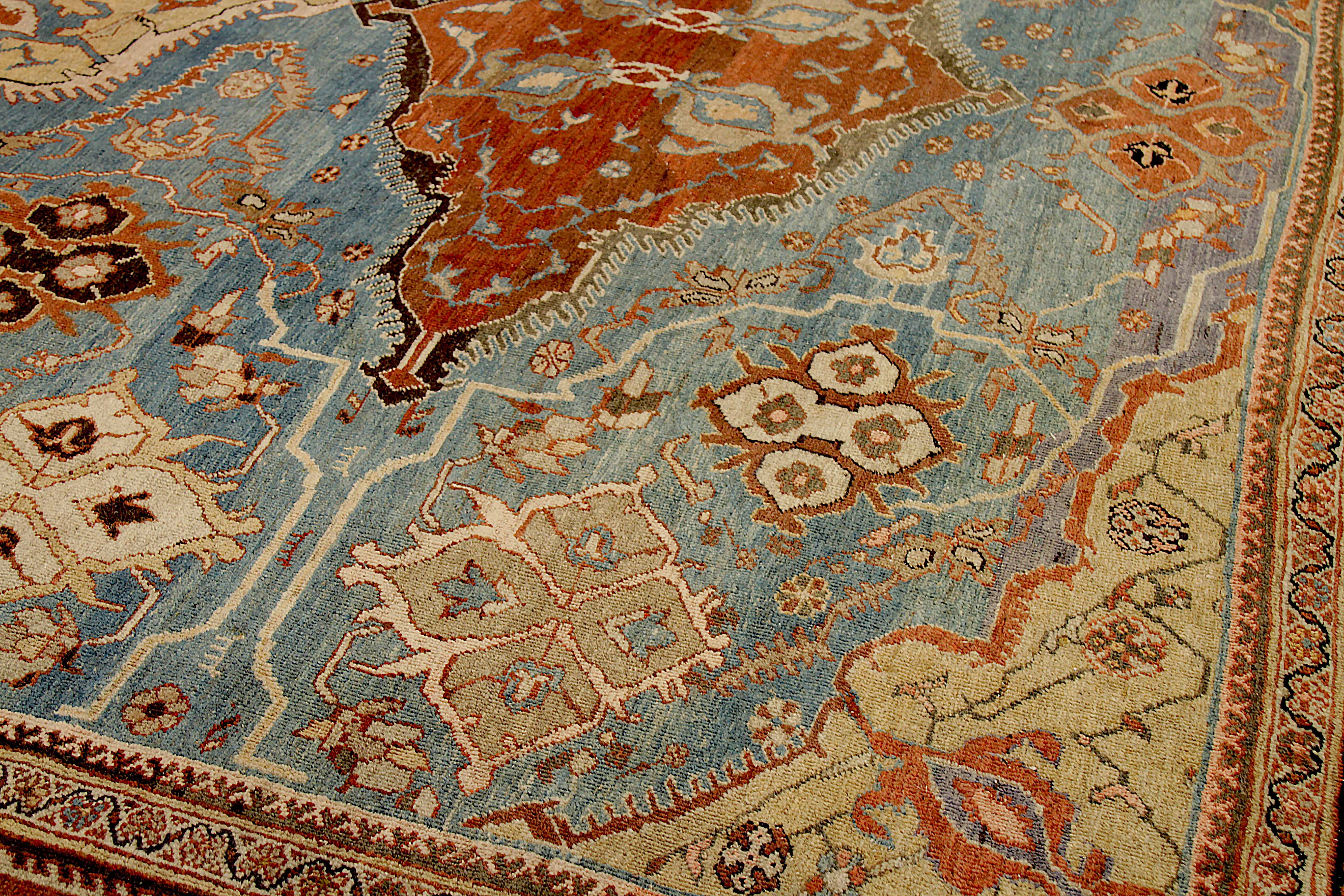 Thumbnail 4 for Antique Persian Sultanabad Traditional Rug 92539