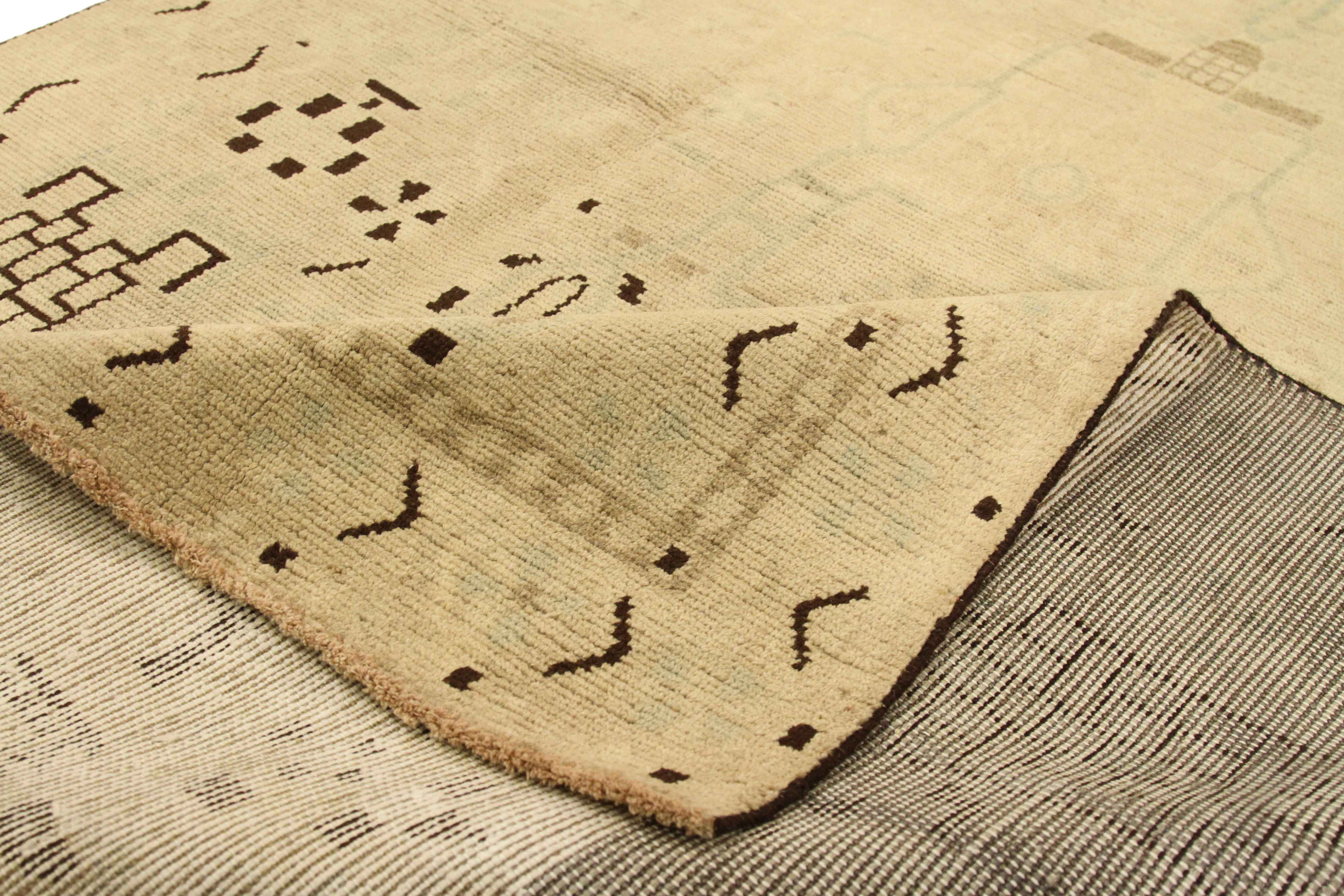 Thumbnail 2 for Antique Persian Malayer Transitional Rug 76038