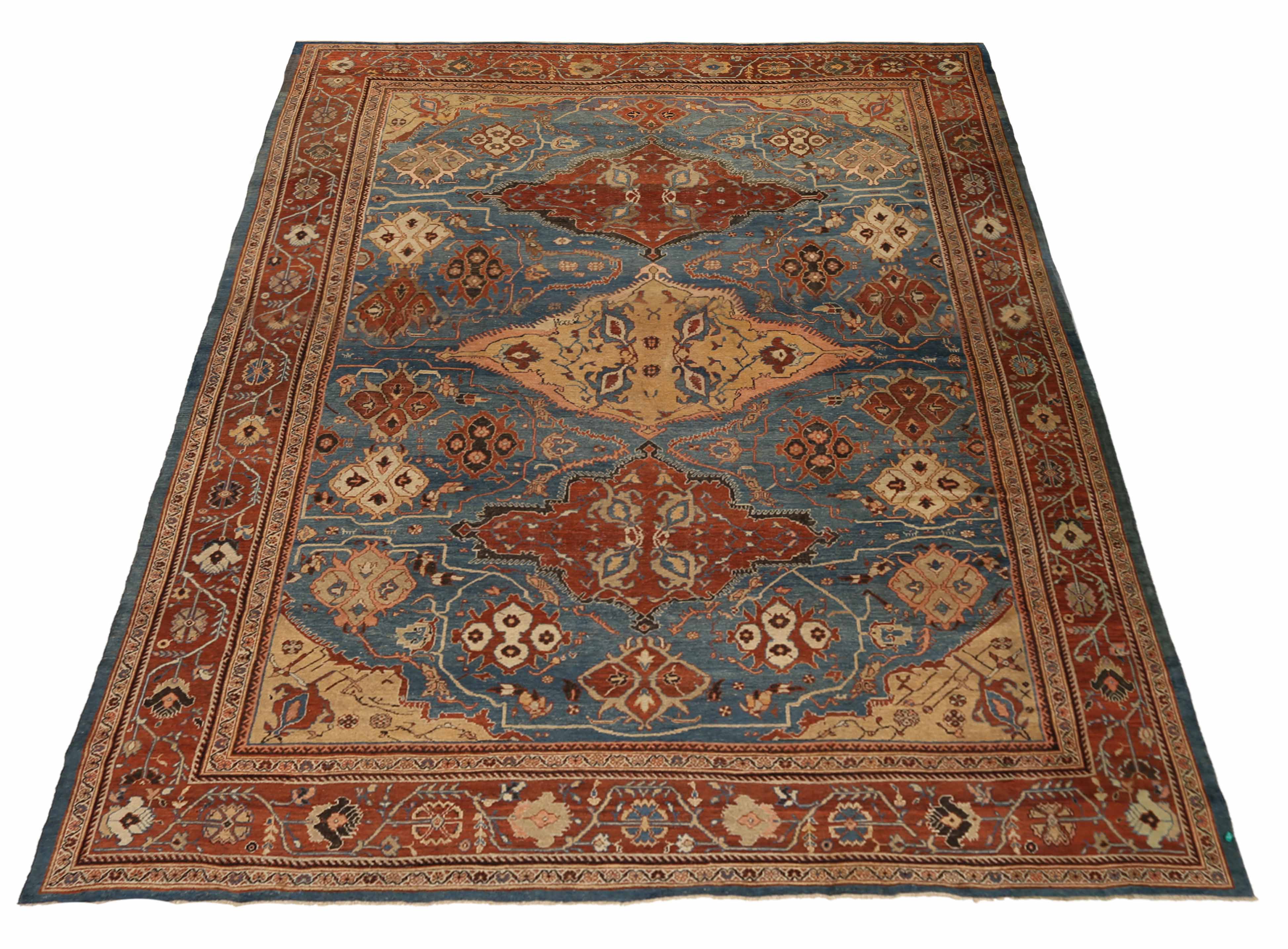 Thumbnail 7 for Antique Persian Sultanabad Traditional Rug 92539