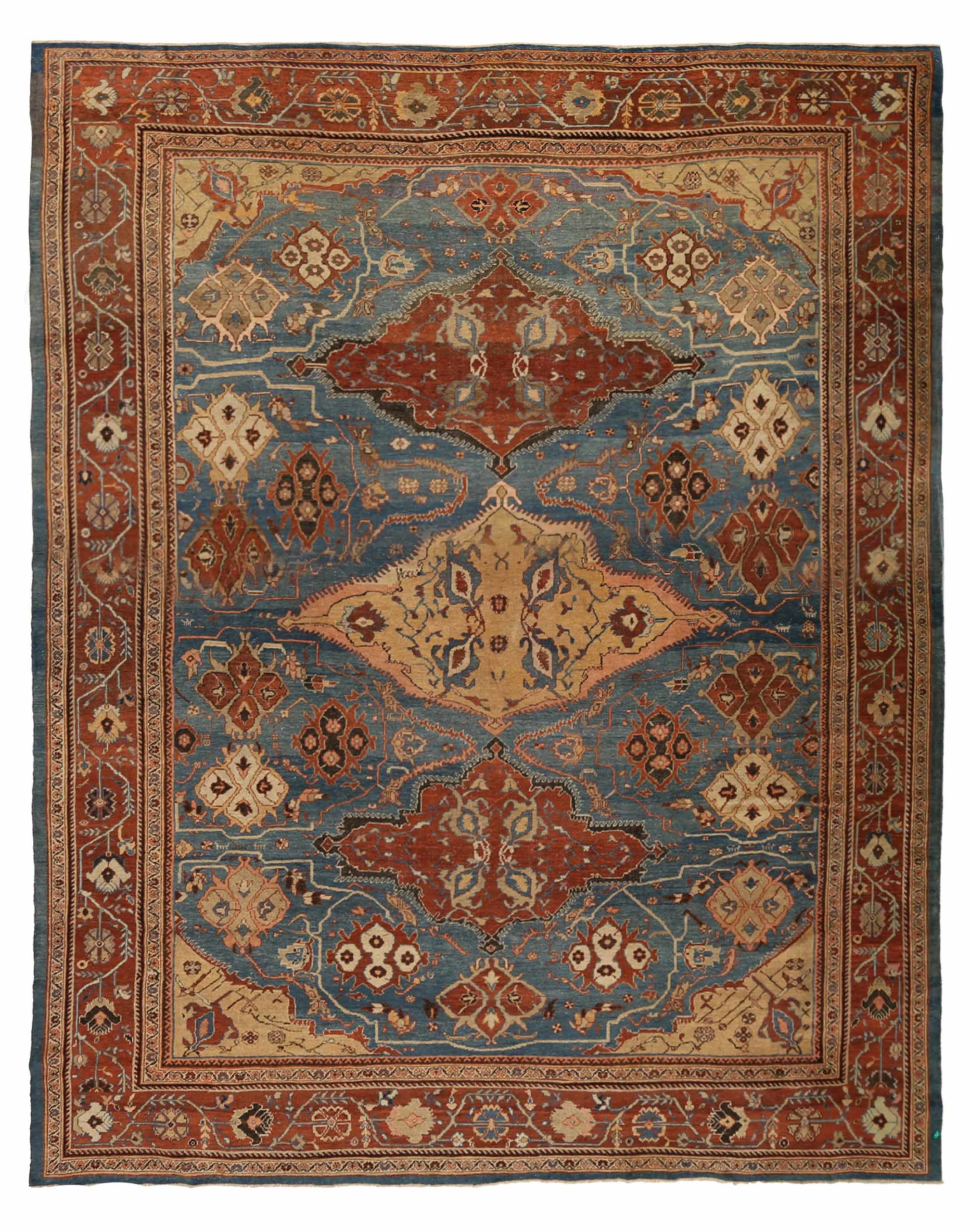 Thumbnail 6 for Antique Persian Sultanabad Traditional Rug 92539